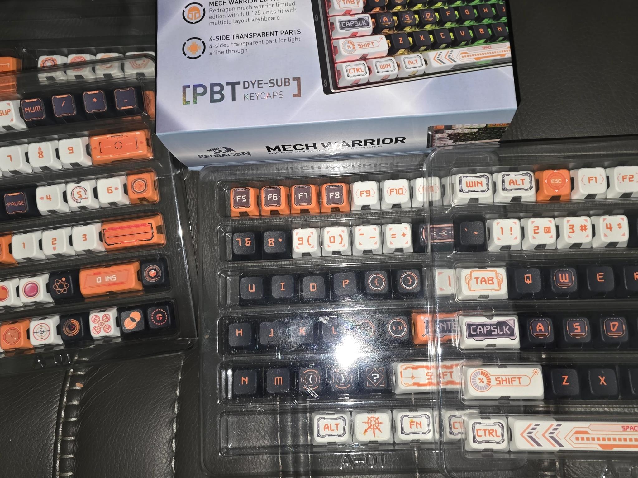 Redragon mech warrior keycap set