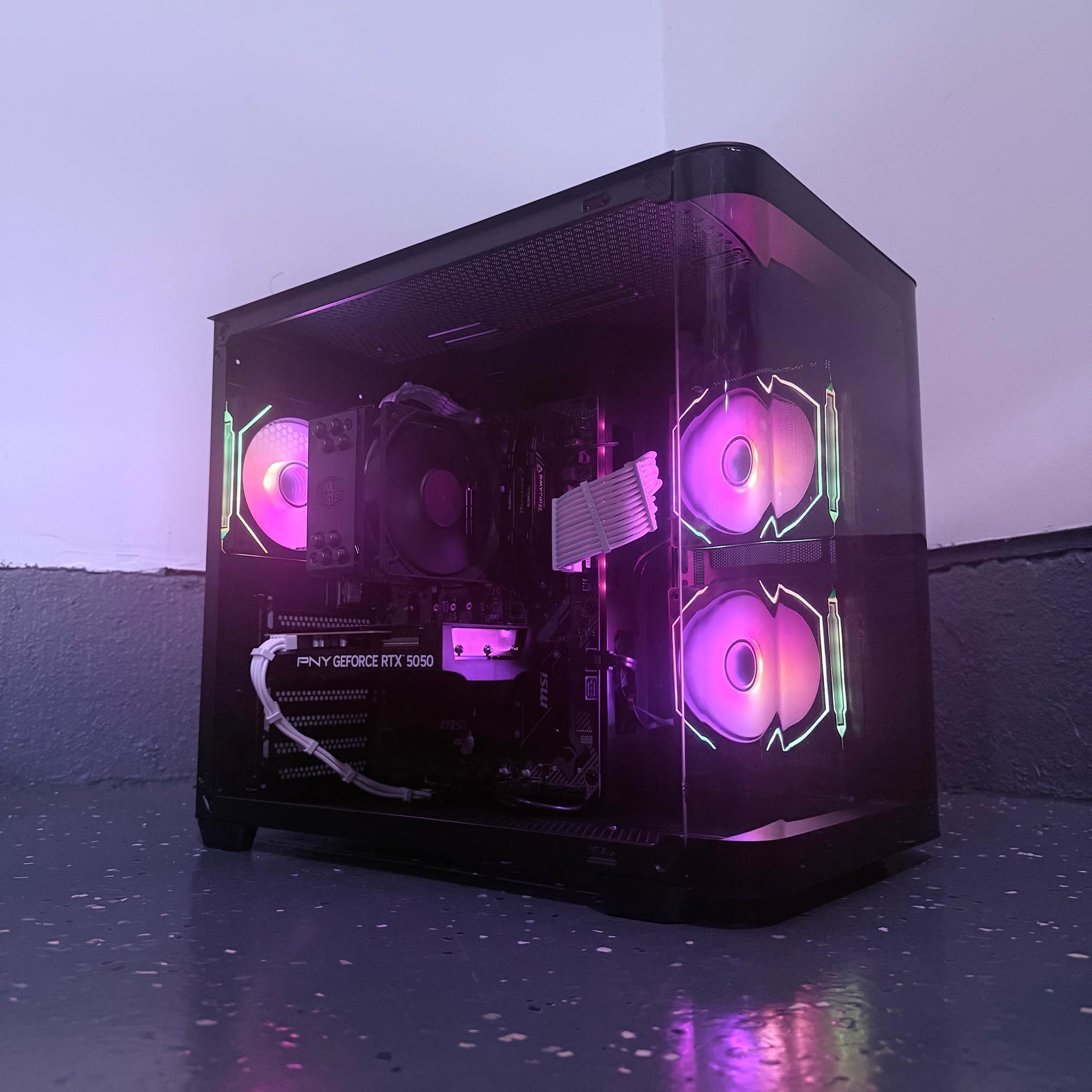 ❄️"Polar Shadow"⚫️| 1080p Gaming | RTX 5050 | Ryzen 7 3700X | 16GB Ram | 1TB SSD | Free ShIpping
