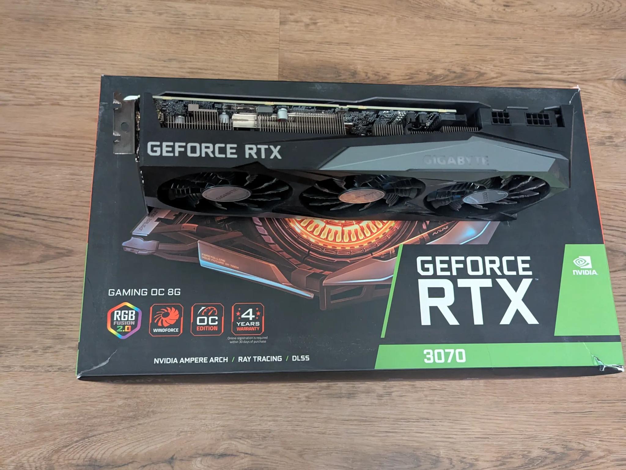 ARTIFACTING 3070 Gigabyte Gaming OC – 8GB GDDR6