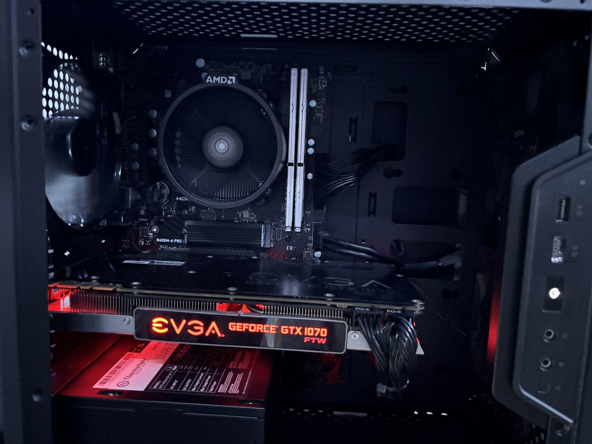Ryzen 5 5500 | GTX 1070 | 1TB M.2 SSD | Win 10 Gaming PC