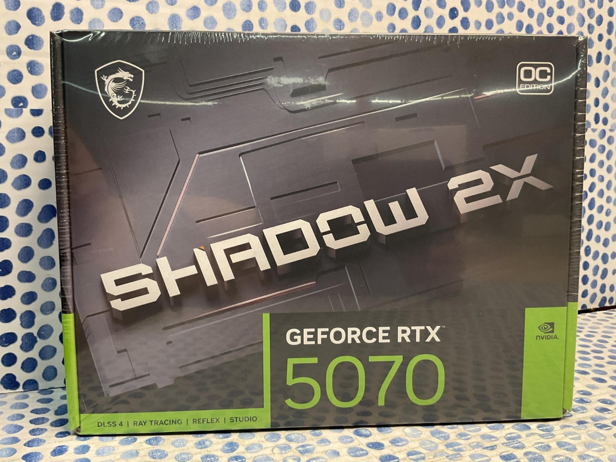 MSI GeForce RTX 5070 12G SHADOW 2X OC