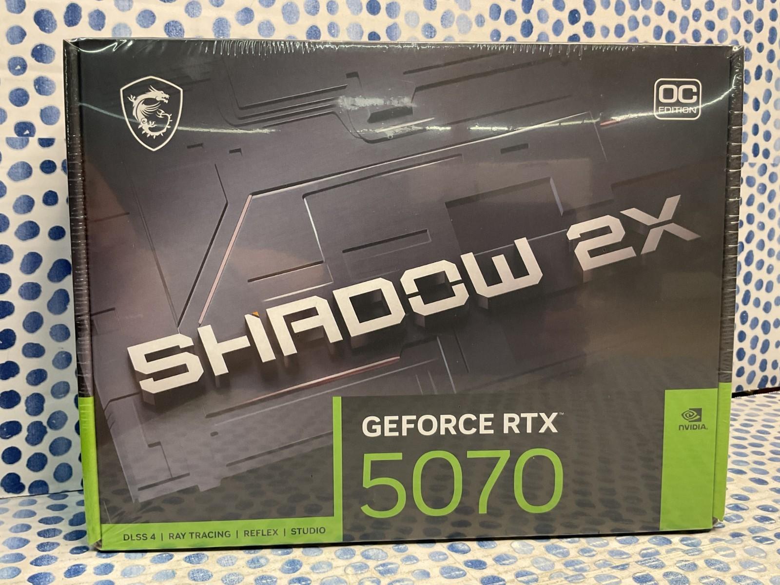 MSI GeForce RTX 5070 12G SHADOW 2X OC