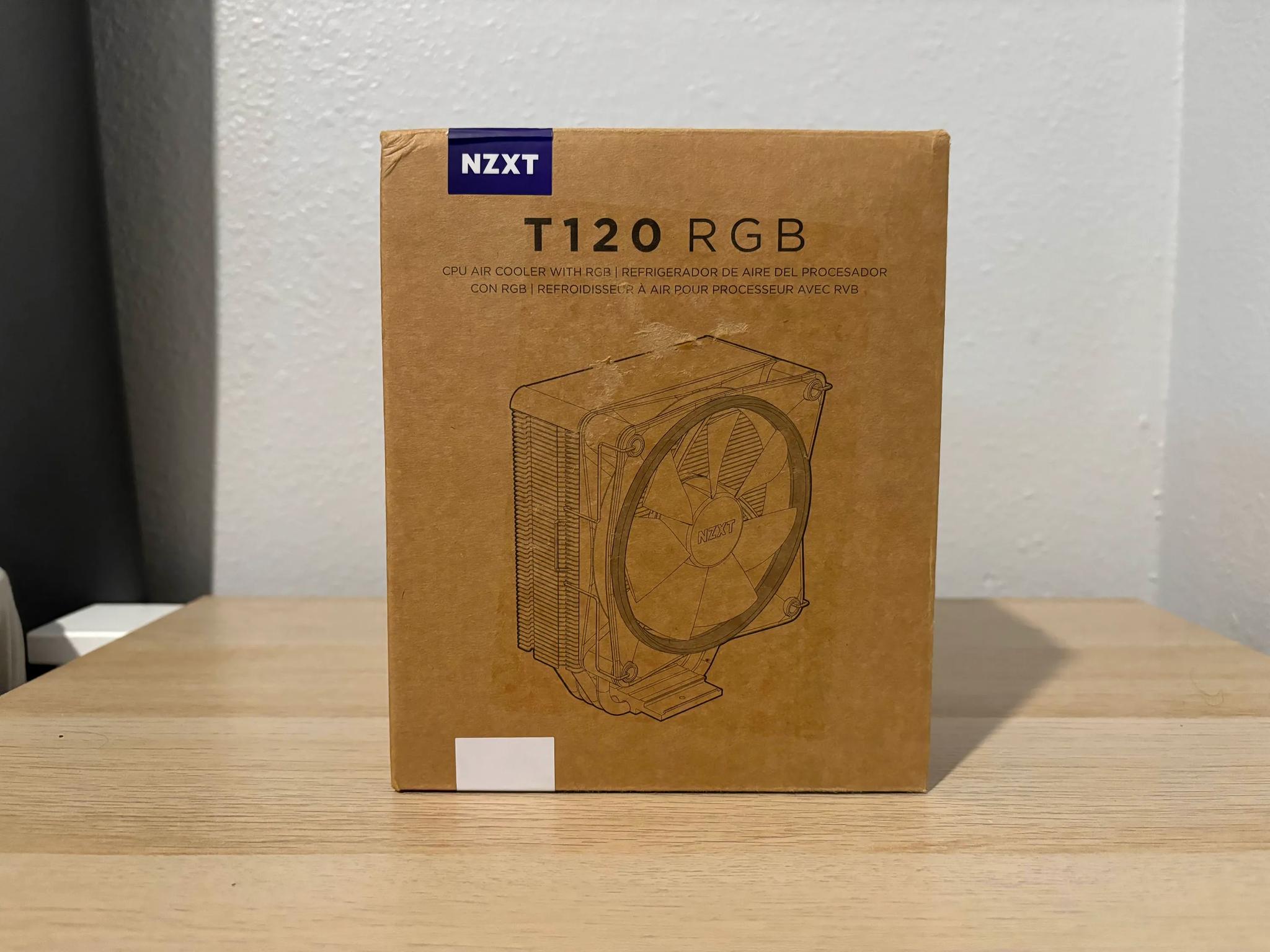 NZXT T120 RGB CPU Air Cooler White