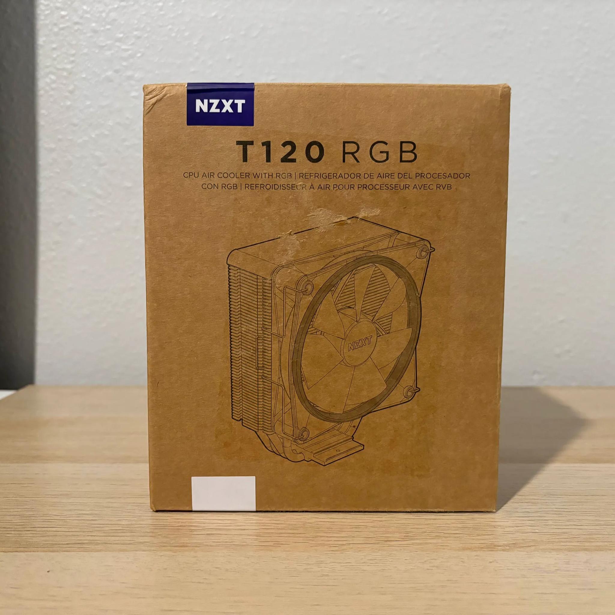 NZXT T120 RGB CPU Air Cooler White