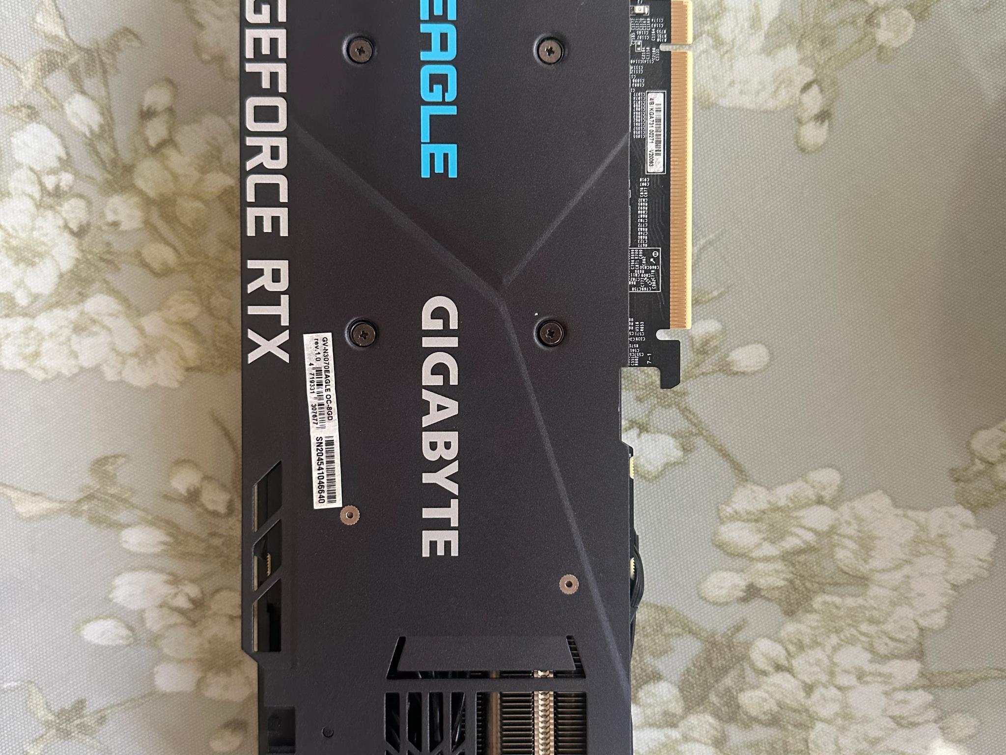 Gigabyte GeForce RTX 3070 Eagle 8GB – Used, Great Condition