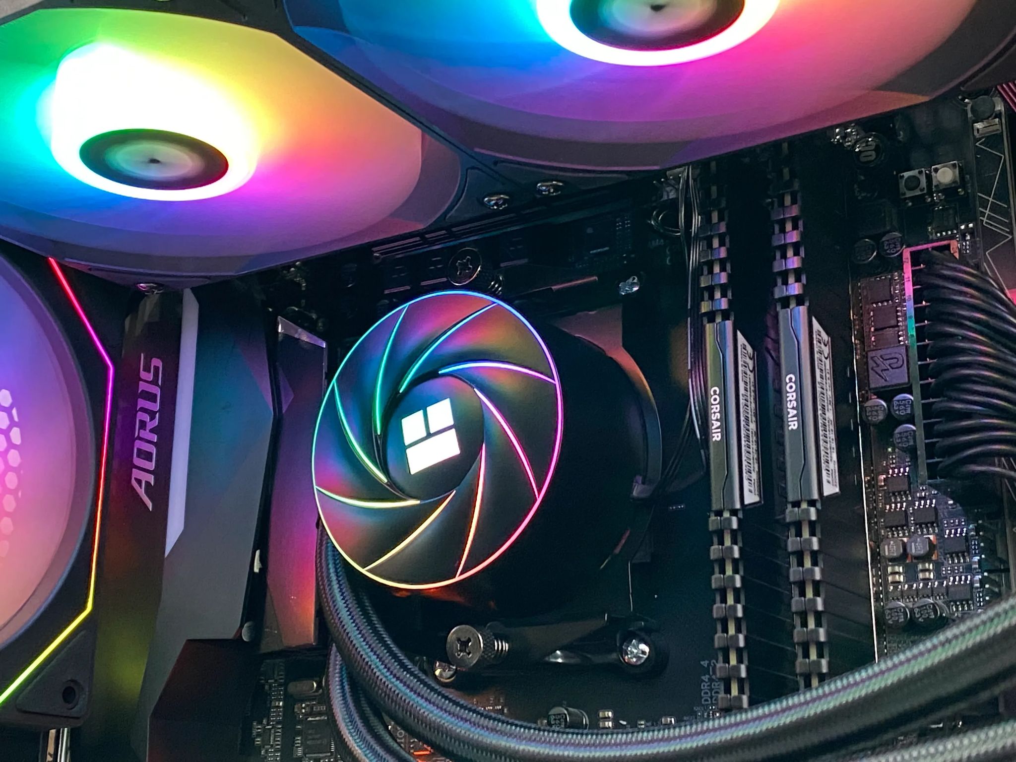 RTX 3080, Ryzen 7 5700X, 32GB DDR4, 1TB NVMe SSD, WiFi - Liquid Cooled Gaming PC
