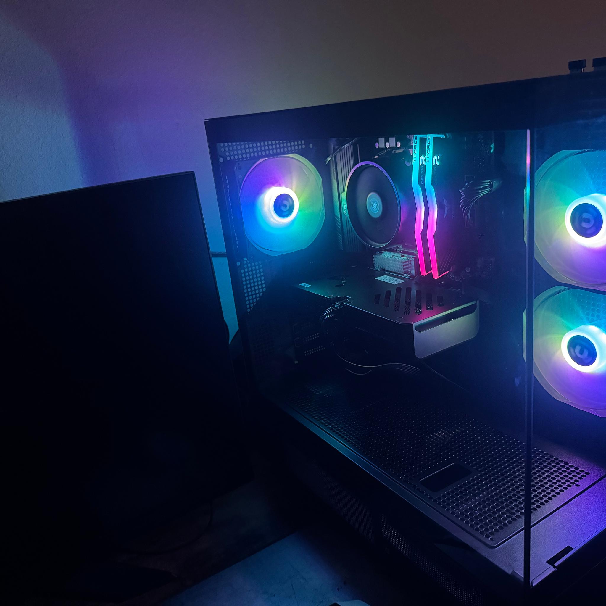 🔥 Custom Gaming PC | RTX 5060 | Ryzen 5 5500 | 1TB NVMe SSD | Wi-Fi 6