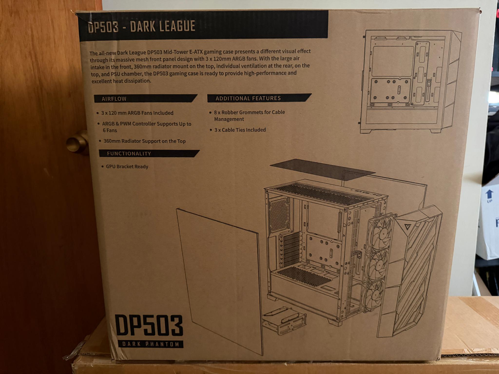 Antec DP503 (Black - Tempered Glass) - Image 3