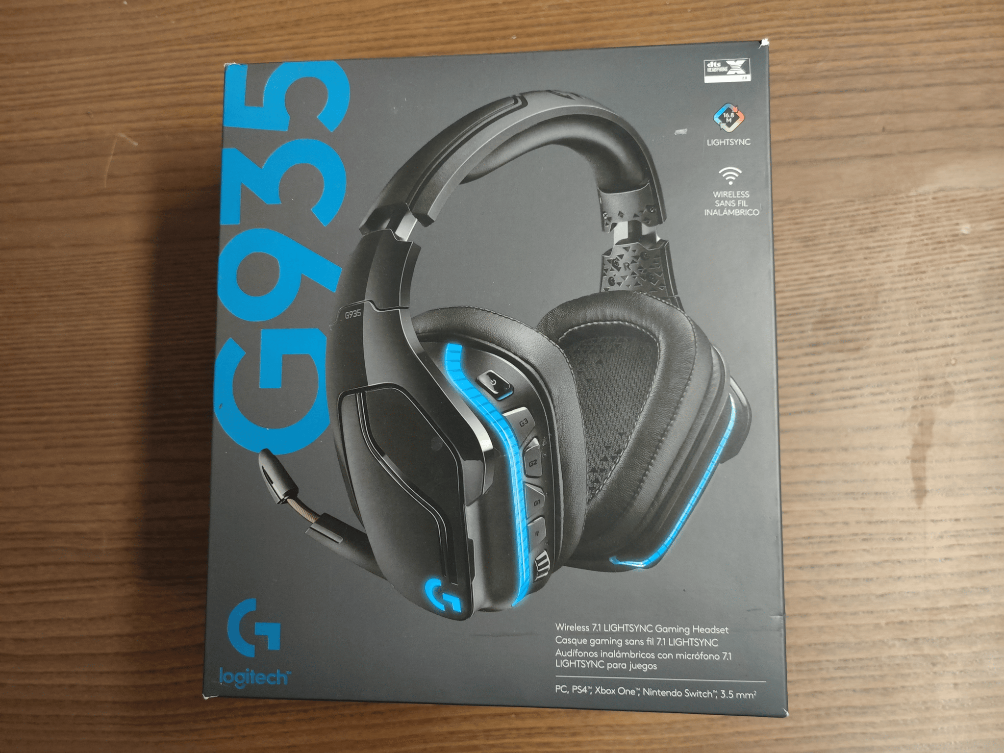 Logitech G935 7.1 Channel Wireless Headset with Lightsync