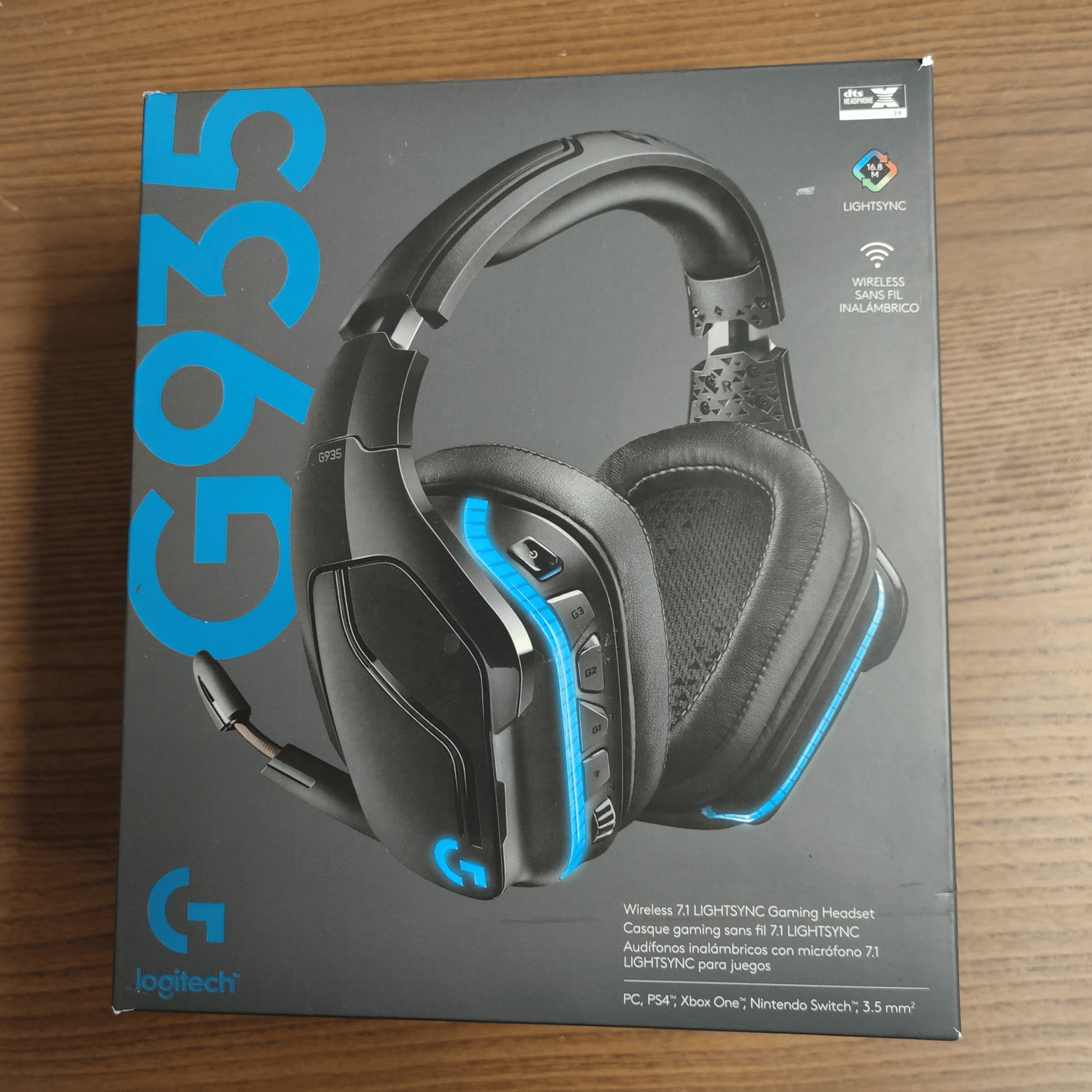 Logitech G935 7.1 Channel Wireless Headset with Lightsync