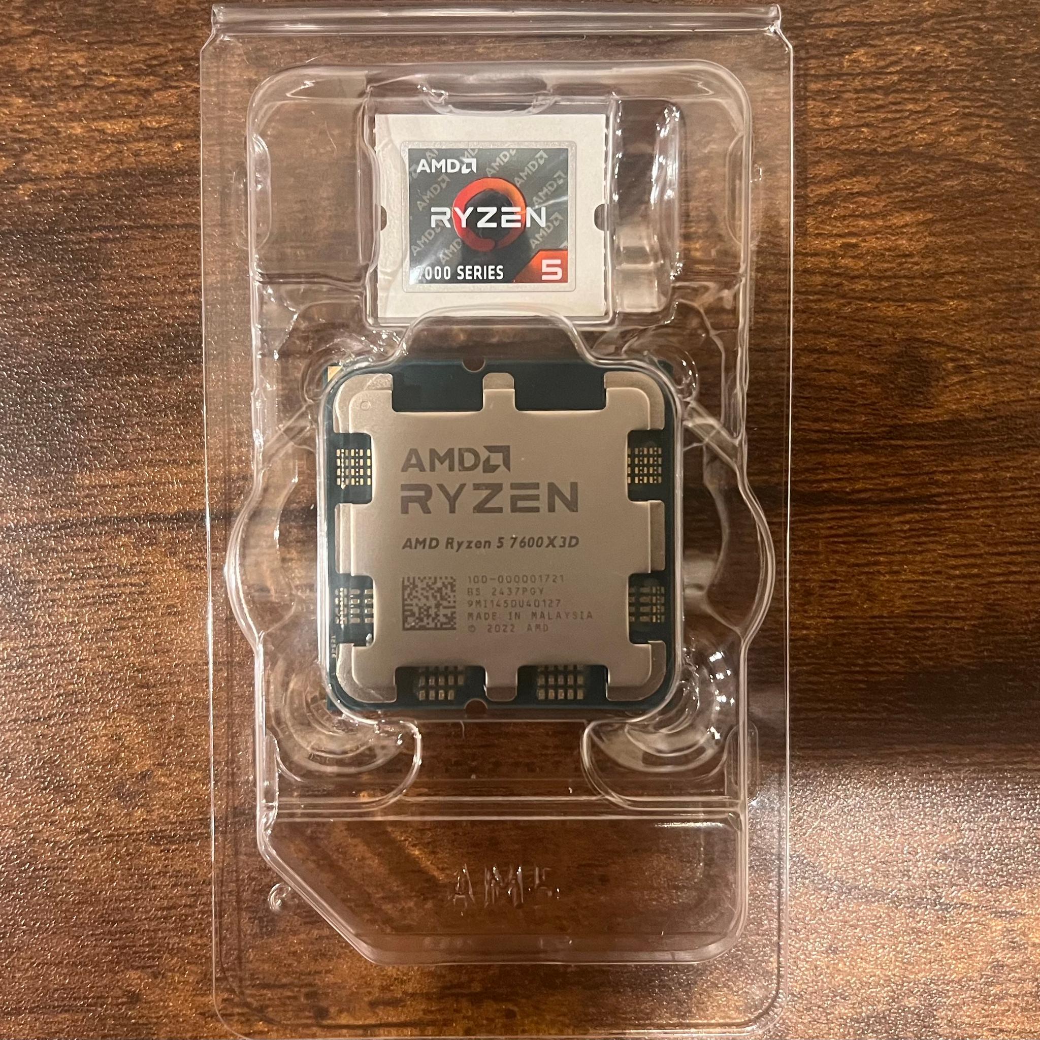 BRAND NEW Ryzen 5 7600X3D Raphael AM5 4.1GHz 6 Cores 12 Threads