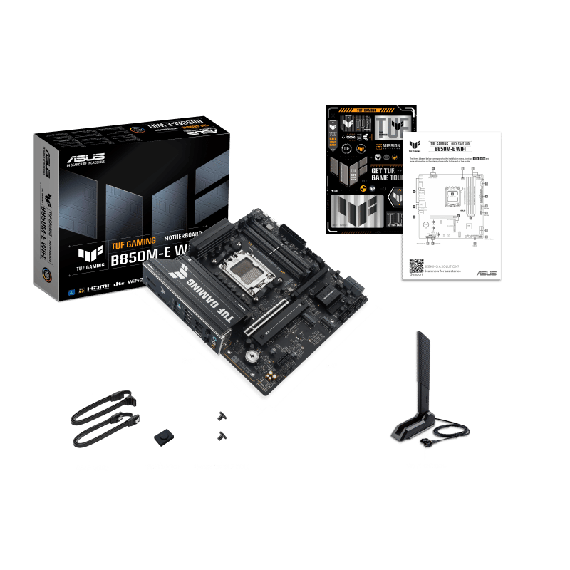 🛡️ ASUS TUF GAMING B850M-E WIFI | AM5 Micro ATX Motherboard