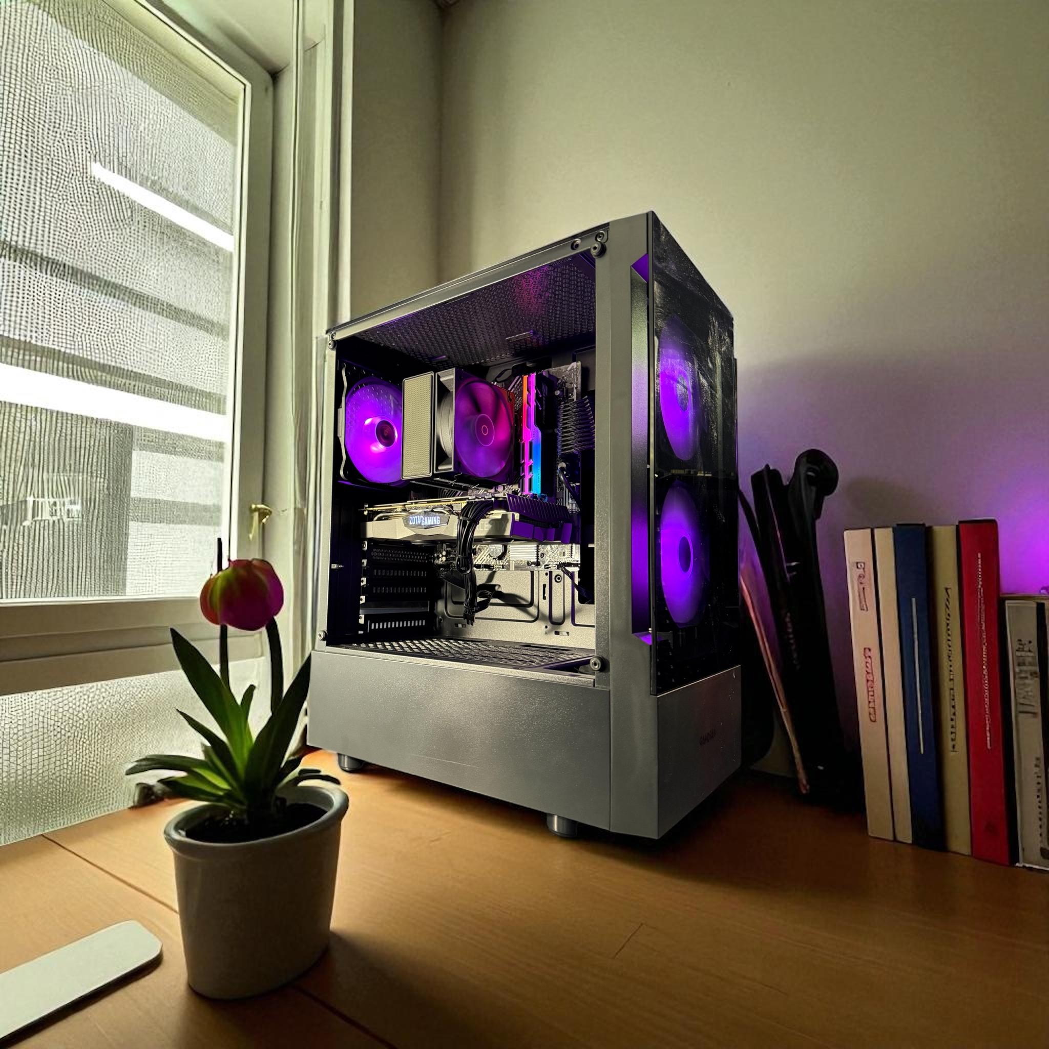 🖤Black 1080P Gaming Machine - Intel I5 - RTX 2070 SUPER🖤