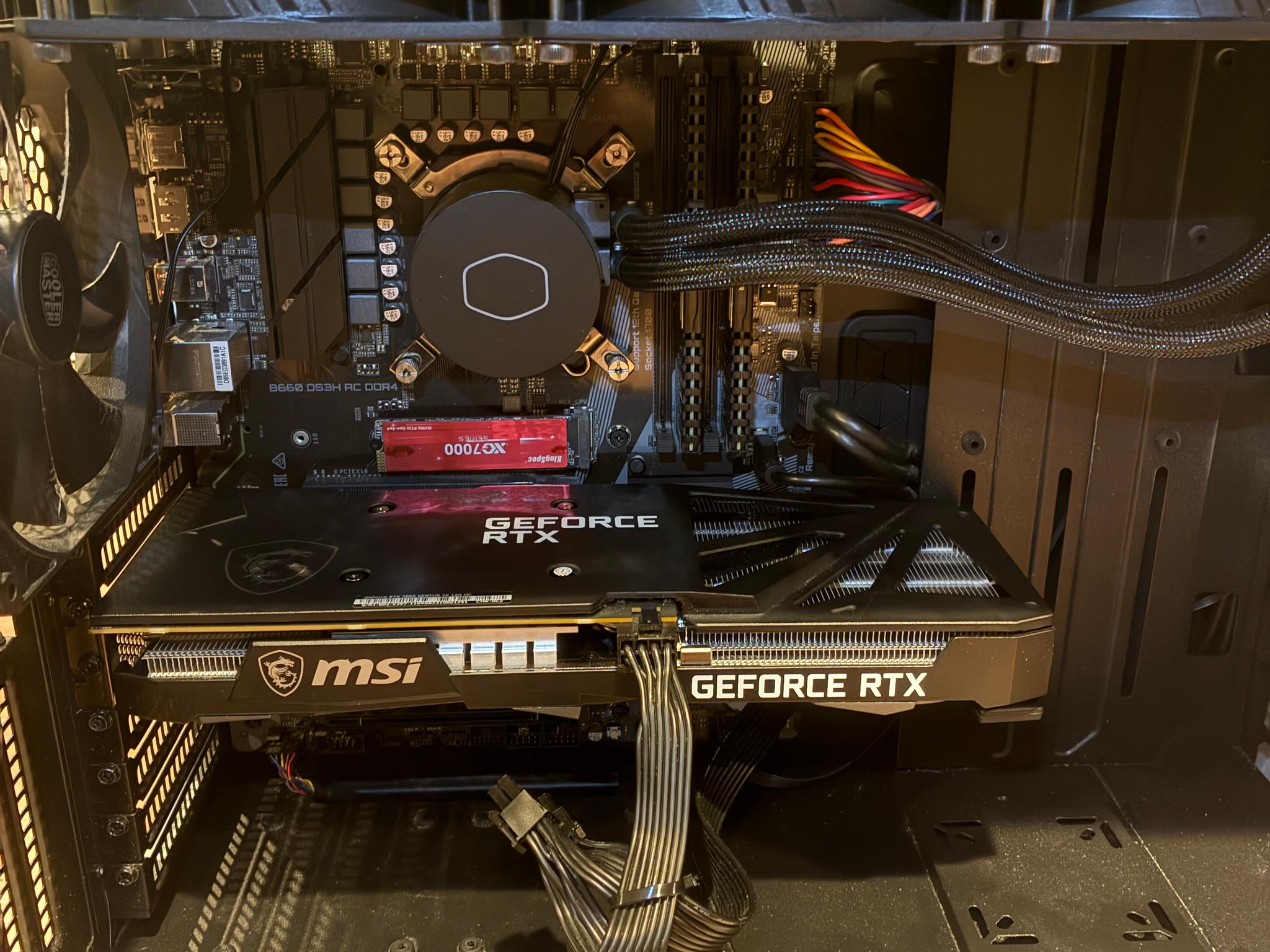 GeForce RTX 3060 Custom  PC - Core i5-12400F, 1TB NVMe SSD