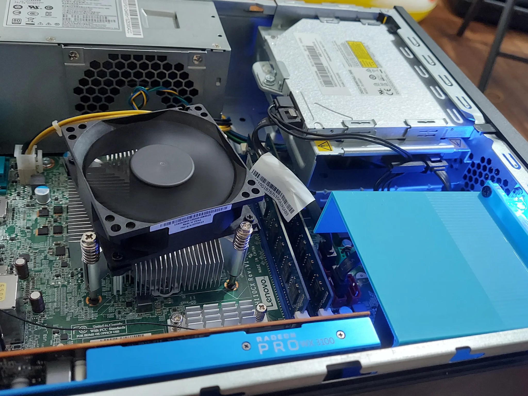 Ultra-budget Mini Gaming desktop, i3-6100, Radeon WX3100 4GB, 8GB RAM, 512GB SSD