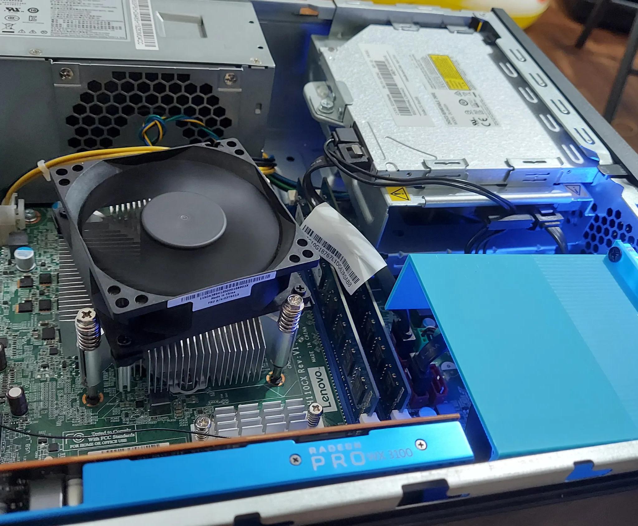 Ultra-budget Mini Gaming desktop, i3-6100, Radeon WX3100 4GB, 8GB RAM, 512GB SSD