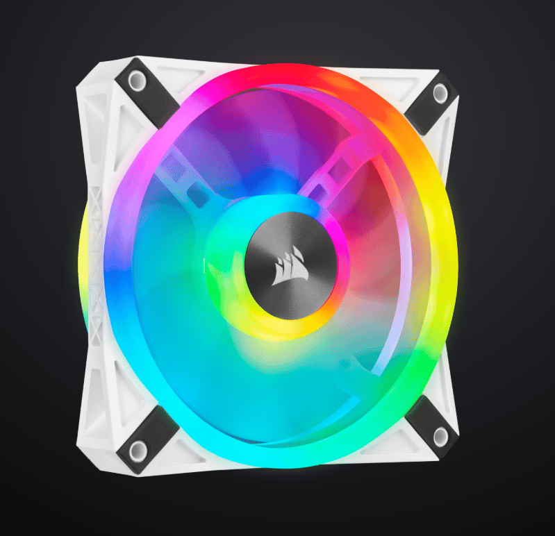 Corsair iCUE QL120 RGB 120mm PWM White Fan
