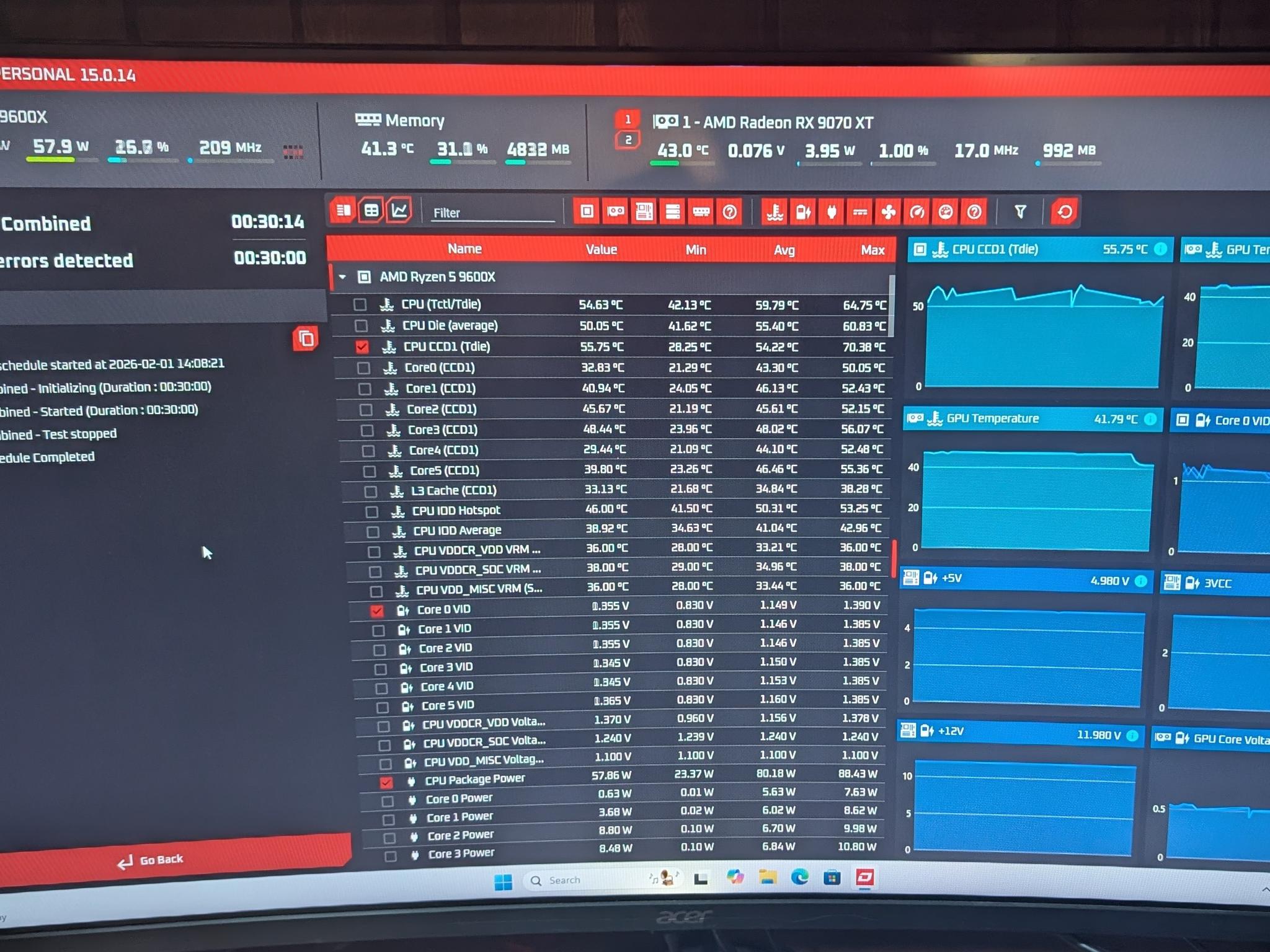RX 9070XT 16GB | RYZEN 5 9600X | 1TB NVME | 16GB DDR5 | 850W