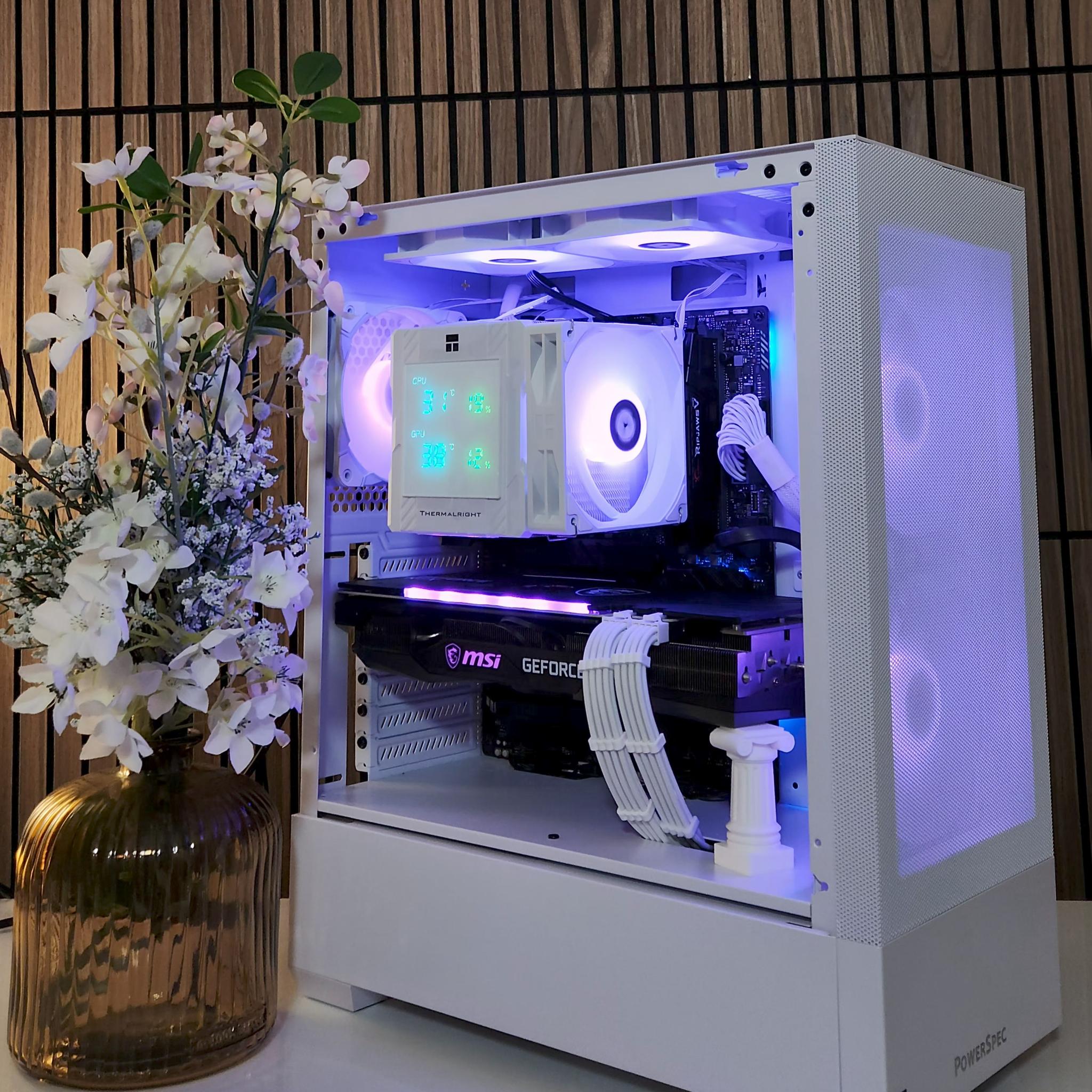 ⚪White PC🖥️ RTX 3070 8GB | i5 12600K | 16GB DDR4 | NVMe | Lian