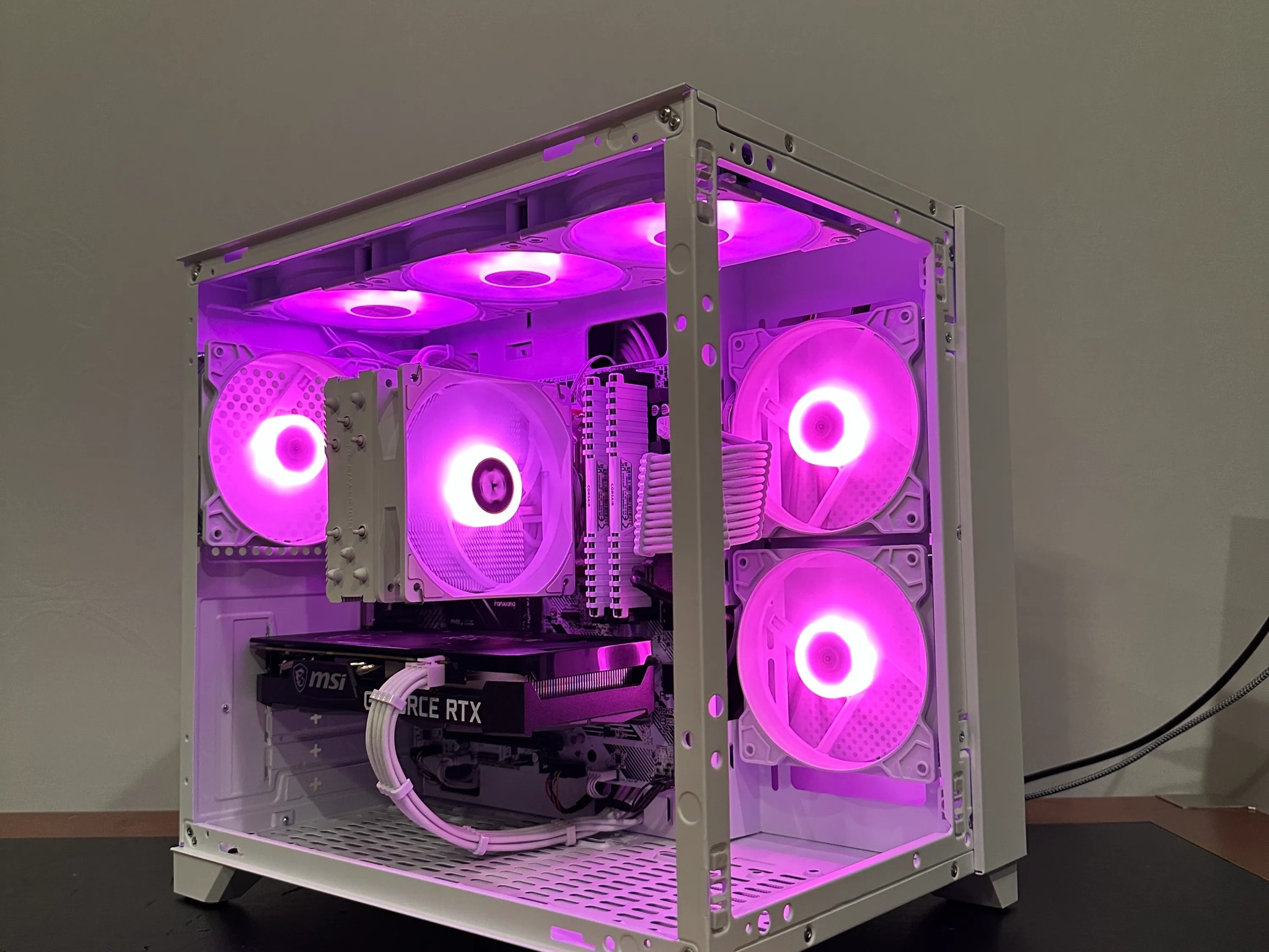 🤍 Price to Performance PC | RTX 3060 Ti | Ryzen 5 5600X | White Aesthetic | Full ARGB Control🤍