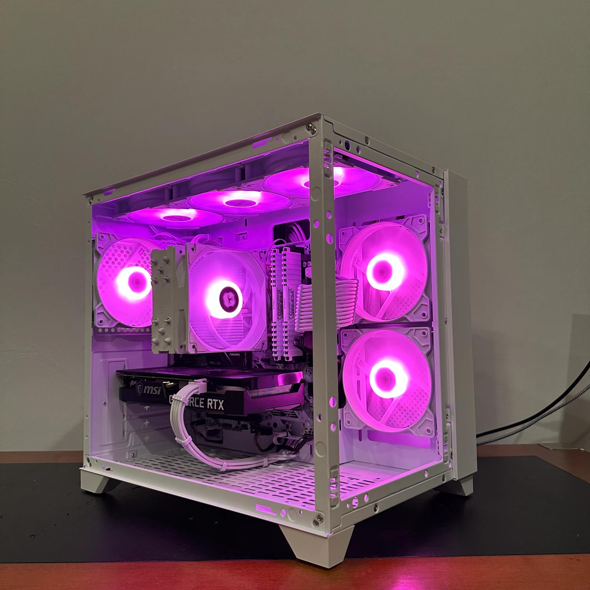 🤍 Price to Performance PC | RTX 3060 Ti | Ryzen 5 5600X | White Aesthetic | Full ARGB Control🤍