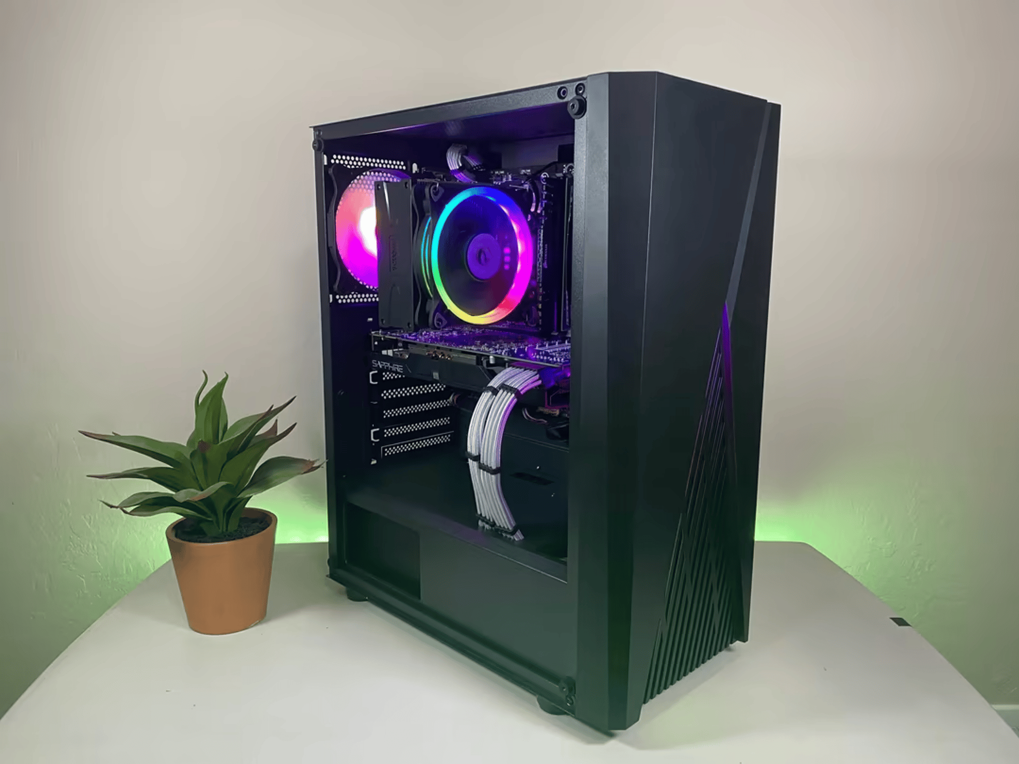 “Diaphanous” - Custom Built RGB Intel i5 AMD Radeon Gaming PC Computer