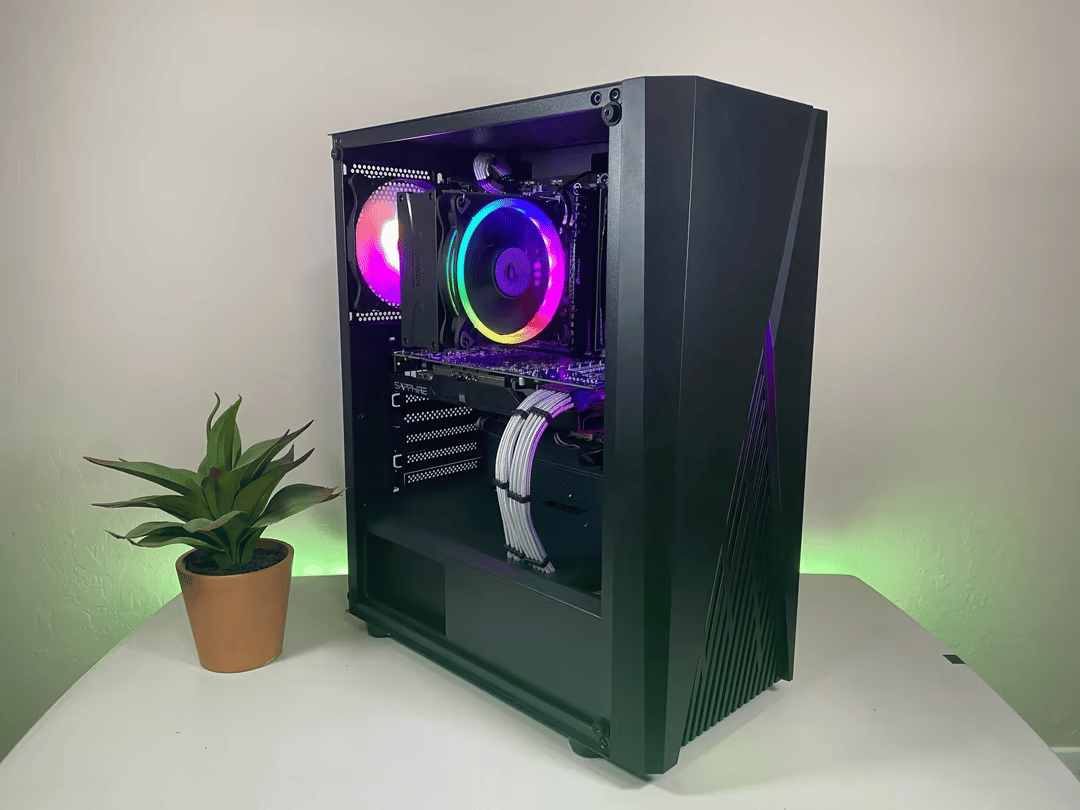 “Diaphanous” - Custom Built RGB Intel i5 AMD Radeon Gaming PC Computer