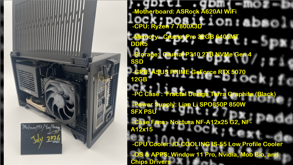 "Dark Ore" | 7800X3D | Asus 5070 | 32GB DDR5 | 2TB Nvme |