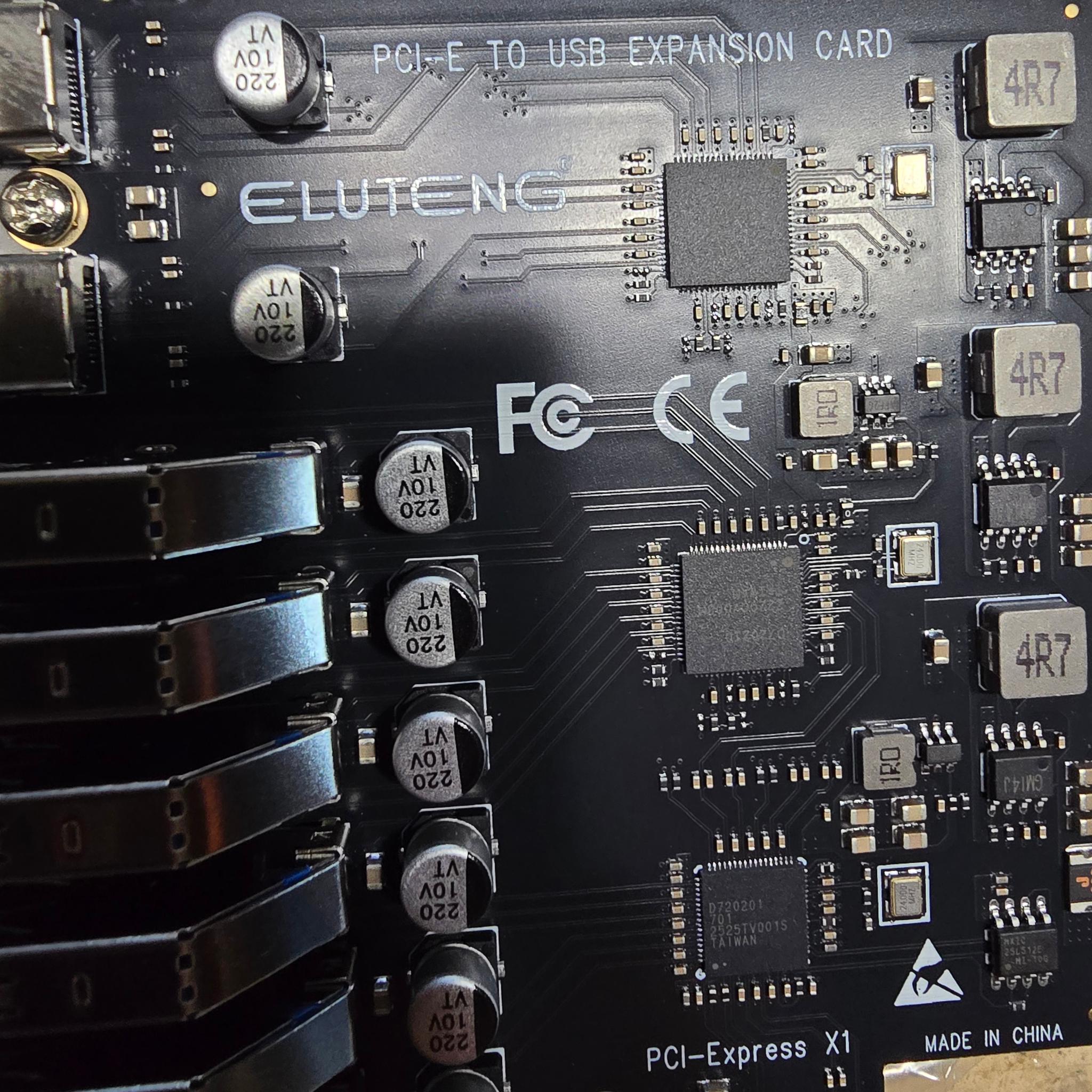 PCIE USB 3.2 Card 8 Ports PCIe to USB C Expansion Superspeed 6 USB and 2 Type C PCI-e USB 3.0