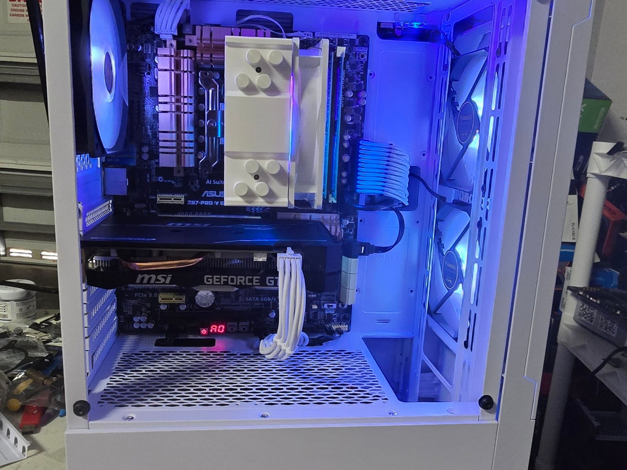 White 1080p Gaming PC – GTX 1660 Super – i7 4770K 4.4GHz – 16GB RAM – 512gb SSD – WiFi