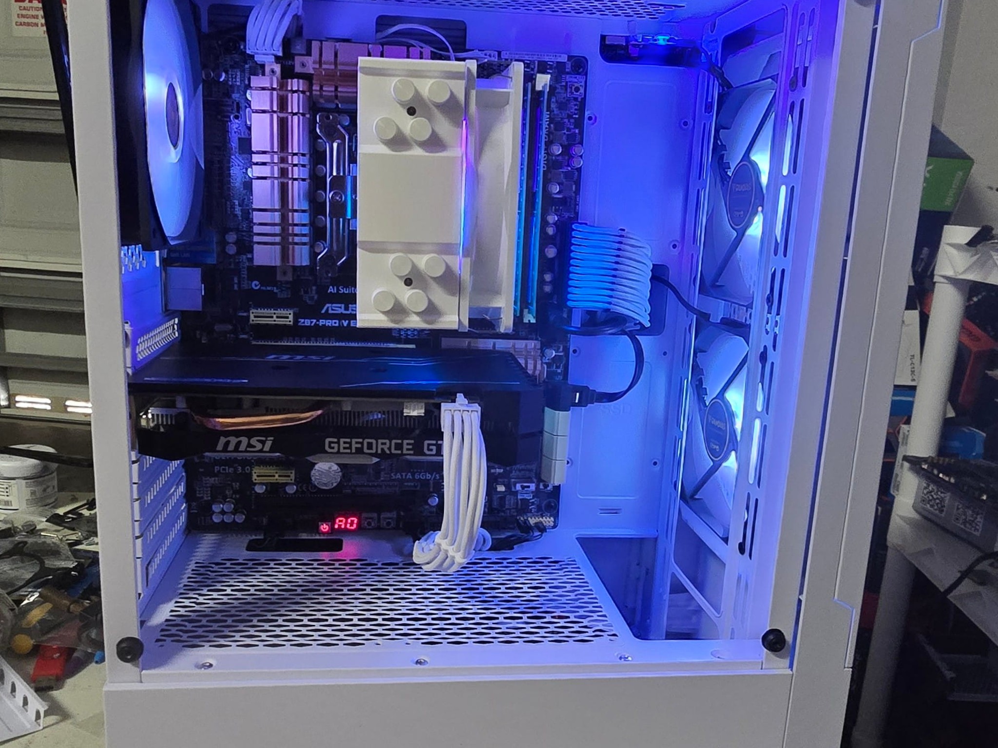 White 1080p Gaming PC – GTX 1660 Super – i7 4770K 4.4GHz – 16GB