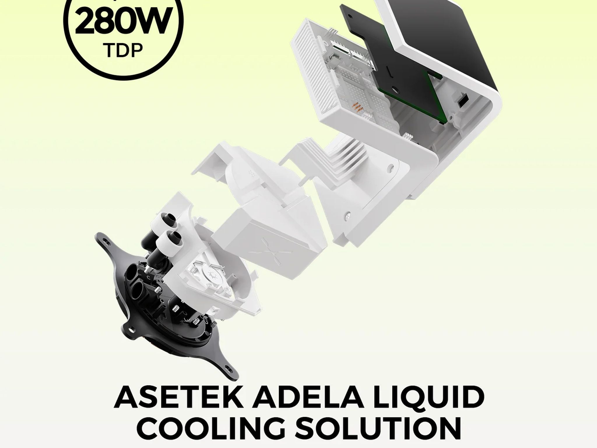 TRYX Panorama SE 360 ARGB Liquid CPU Cooler, White