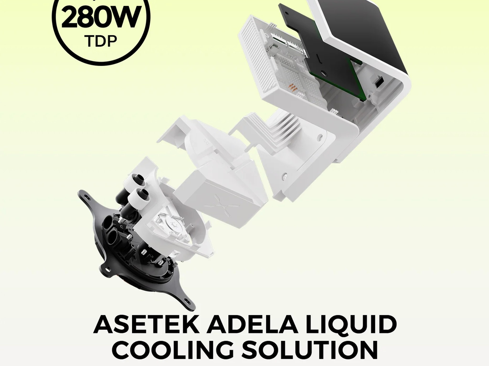 TRYX Panorama SE 360 ARGB Liquid CPU Cooler, White
