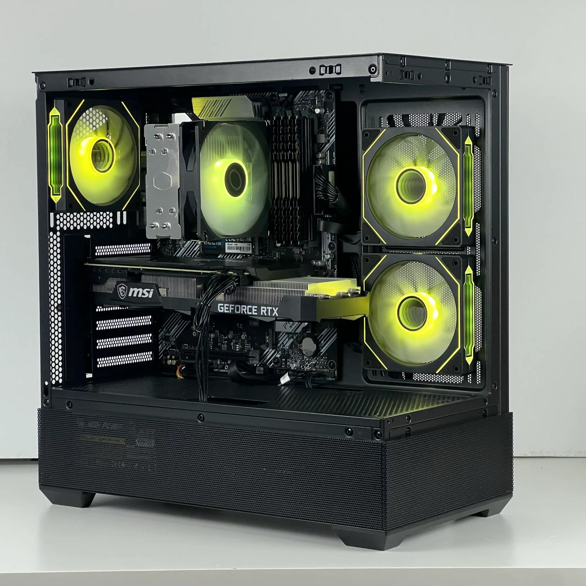 Clean Black Gaming PC | RTX 3070 | Ryzen 5 5600 | 1TB SSD | 32GB RAM