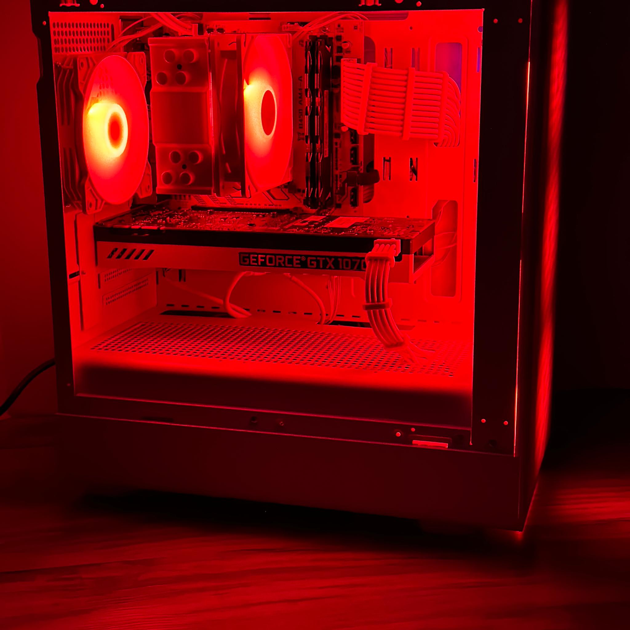 GTX 1070 | Ryzen 5 2600x | 16GB DDR4 | 1.26TB | Windows 11 | Office 2024 | WiFi | Custom Gaming PC