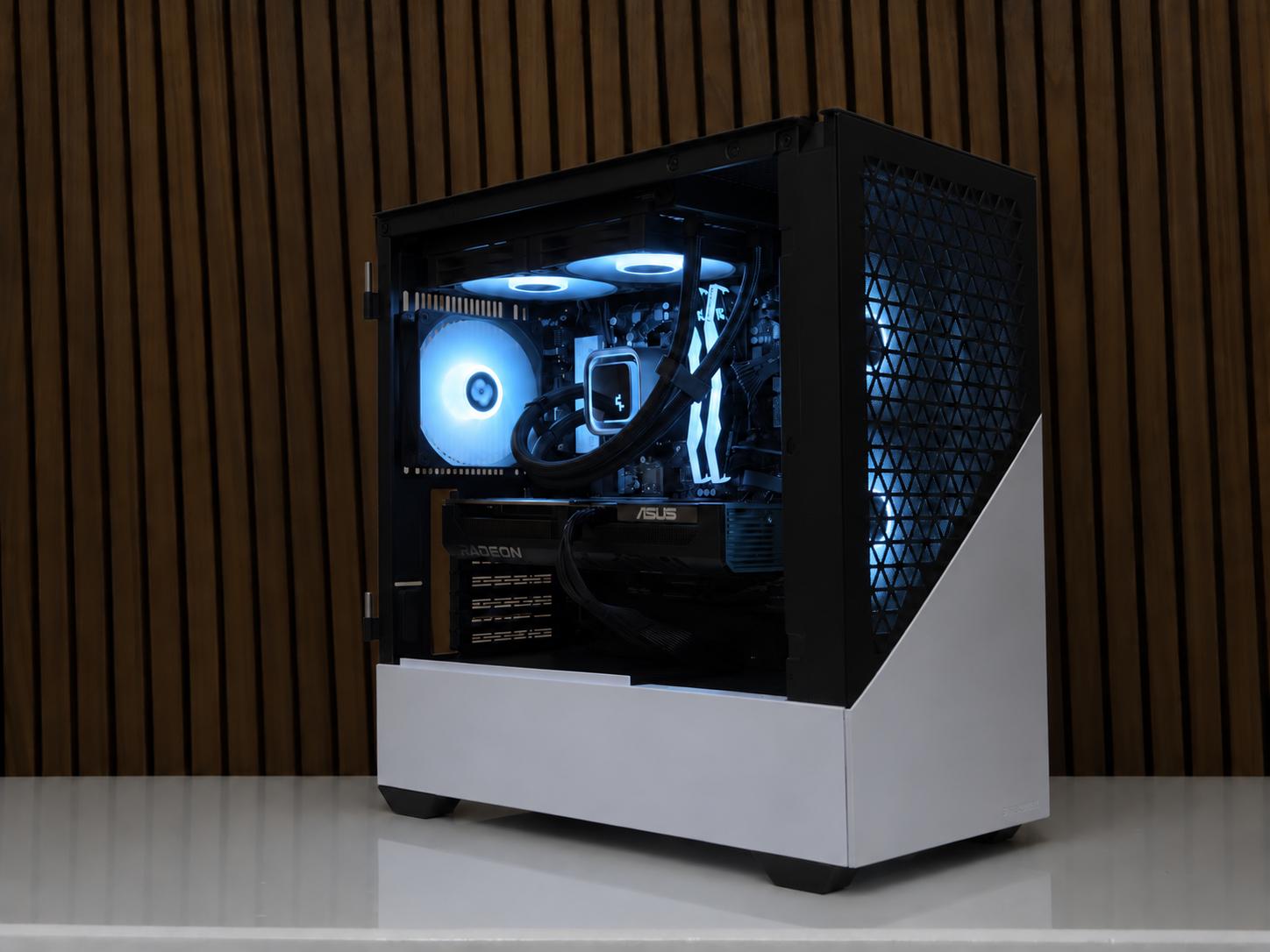 TEAM RED V1 Gaming PC | RX 9060XT 16GB | 7700 | 32GB DDR5 | Windows 11  WIFI | 1TB NVME