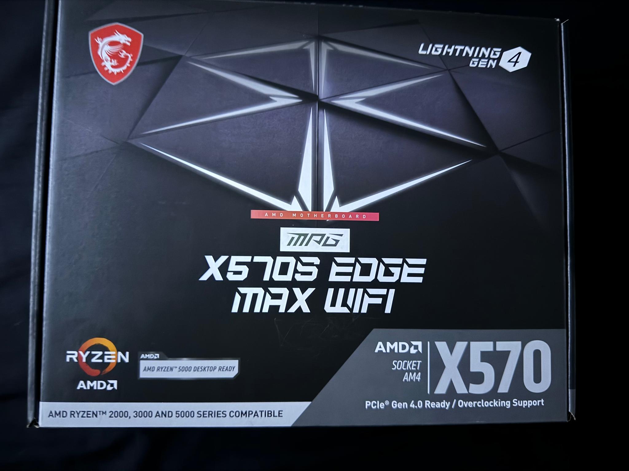 NEW X570S EDGE MAX WIFI