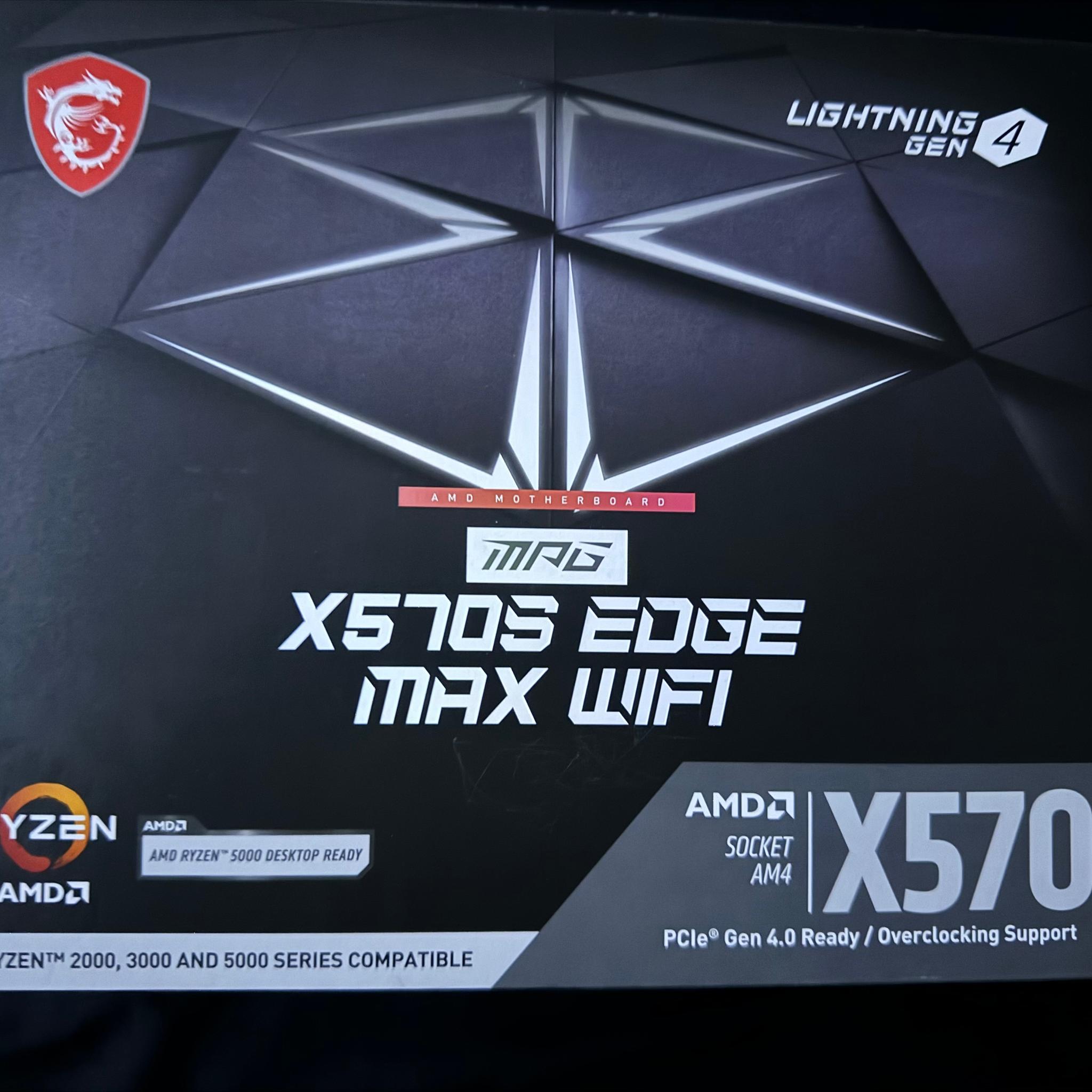 NEW X570S EDGE MAX WIFI