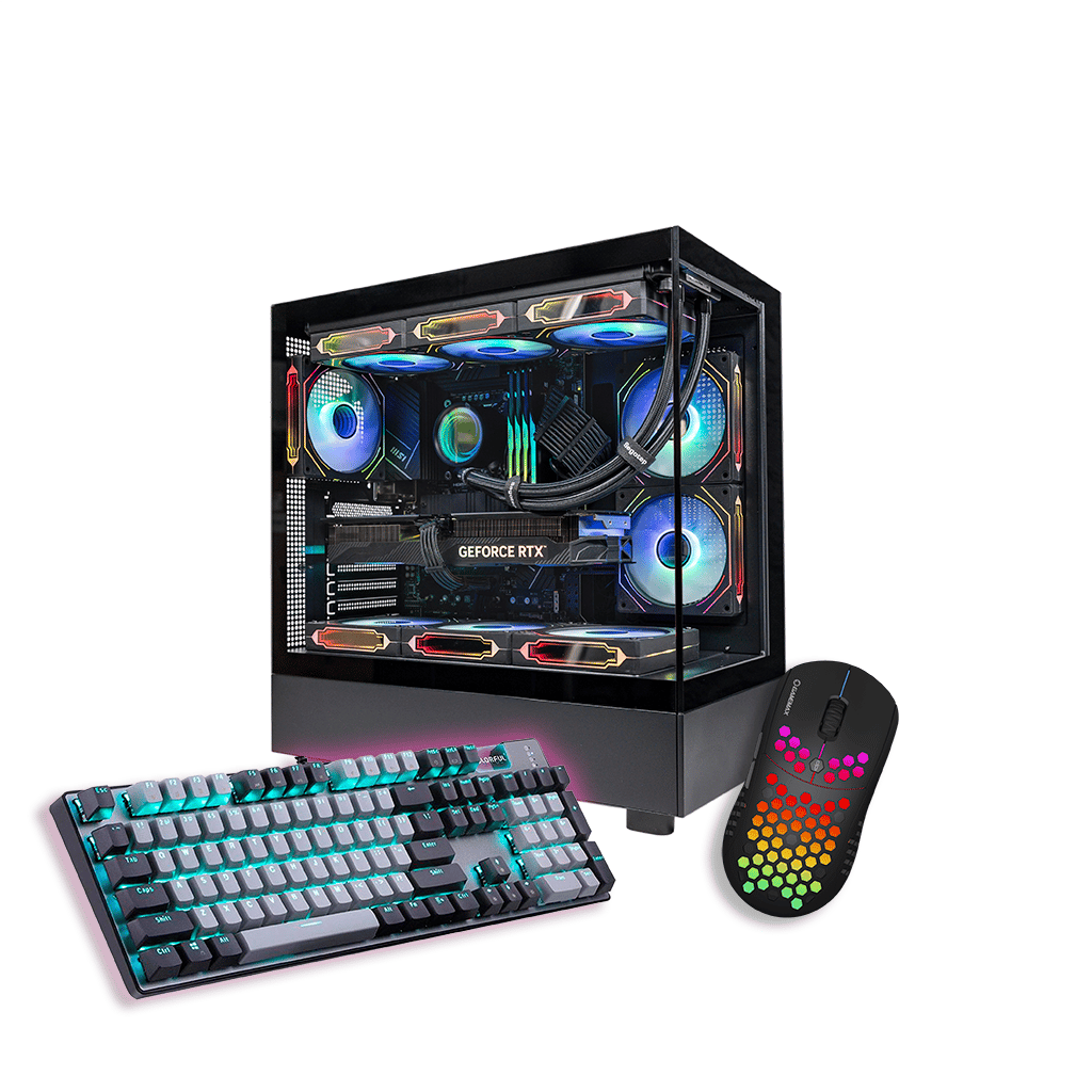 The Poseidon i7-13700KF 5.8GHz, RTX 4070  12GB, 1TB NVME SSD, 32GB RGB DDR5 With Keyboard/Mouse
