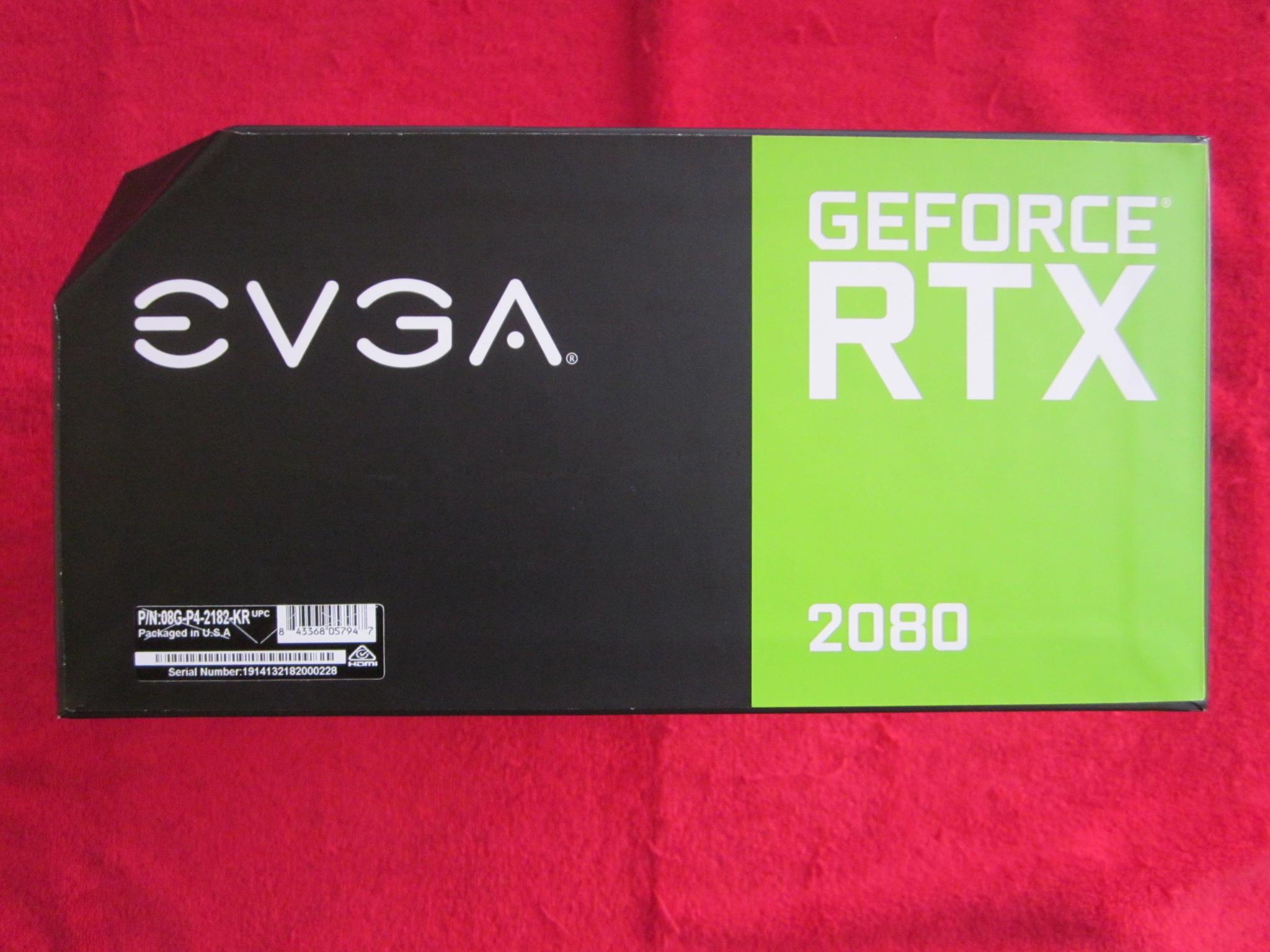 EVGA GeForce RTX 2080 XC Gaming 8GB GDDR6 Graphics Card (08G-P4-2182-KR)