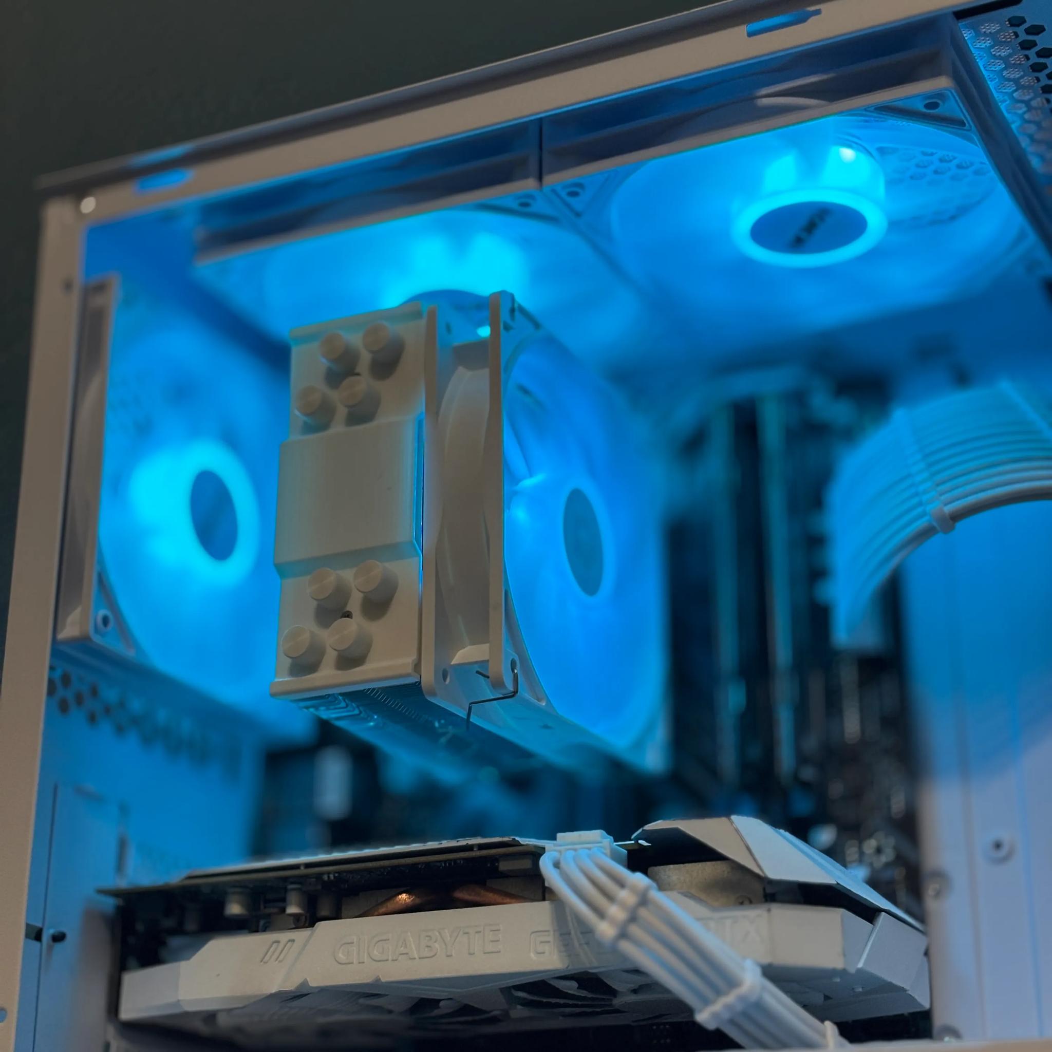 All White RTX Gaming PC