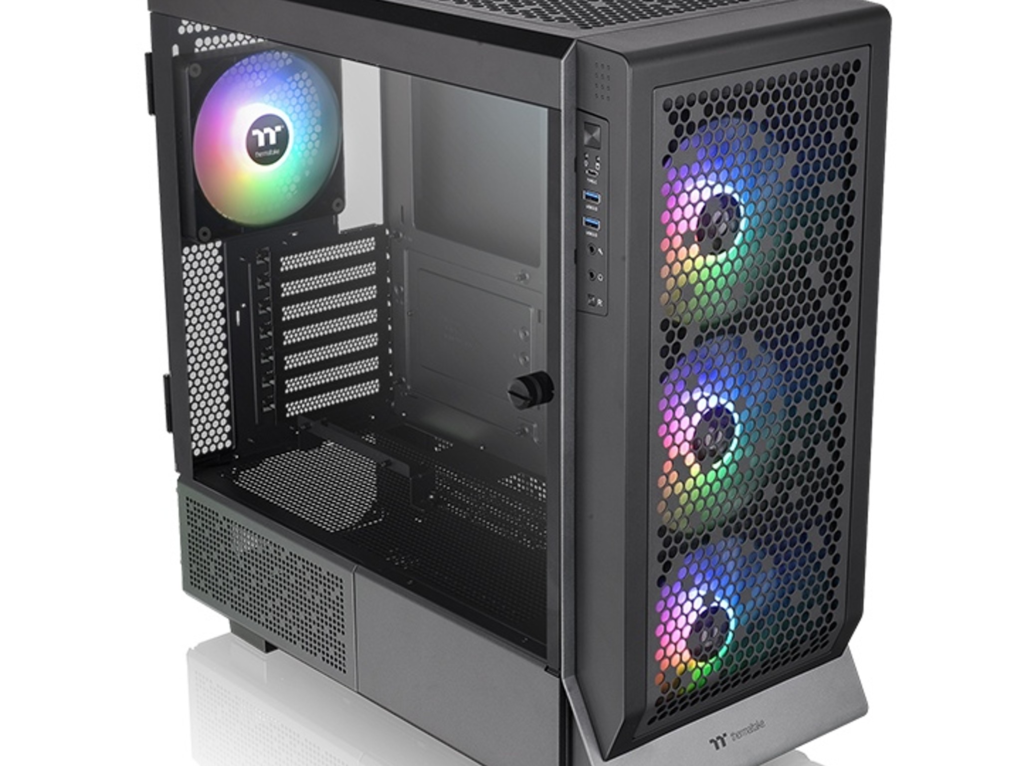 Thermaltake Ceres 500 TG ARGB Mid Tower Chassis + additional CT140 and CT120 fans