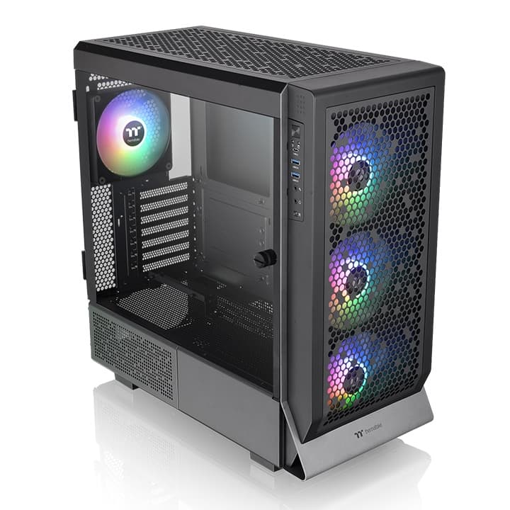 Thermaltake Ceres 500 TG ARGB Mid Tower Chassis + additional CT140 and CT120 fans