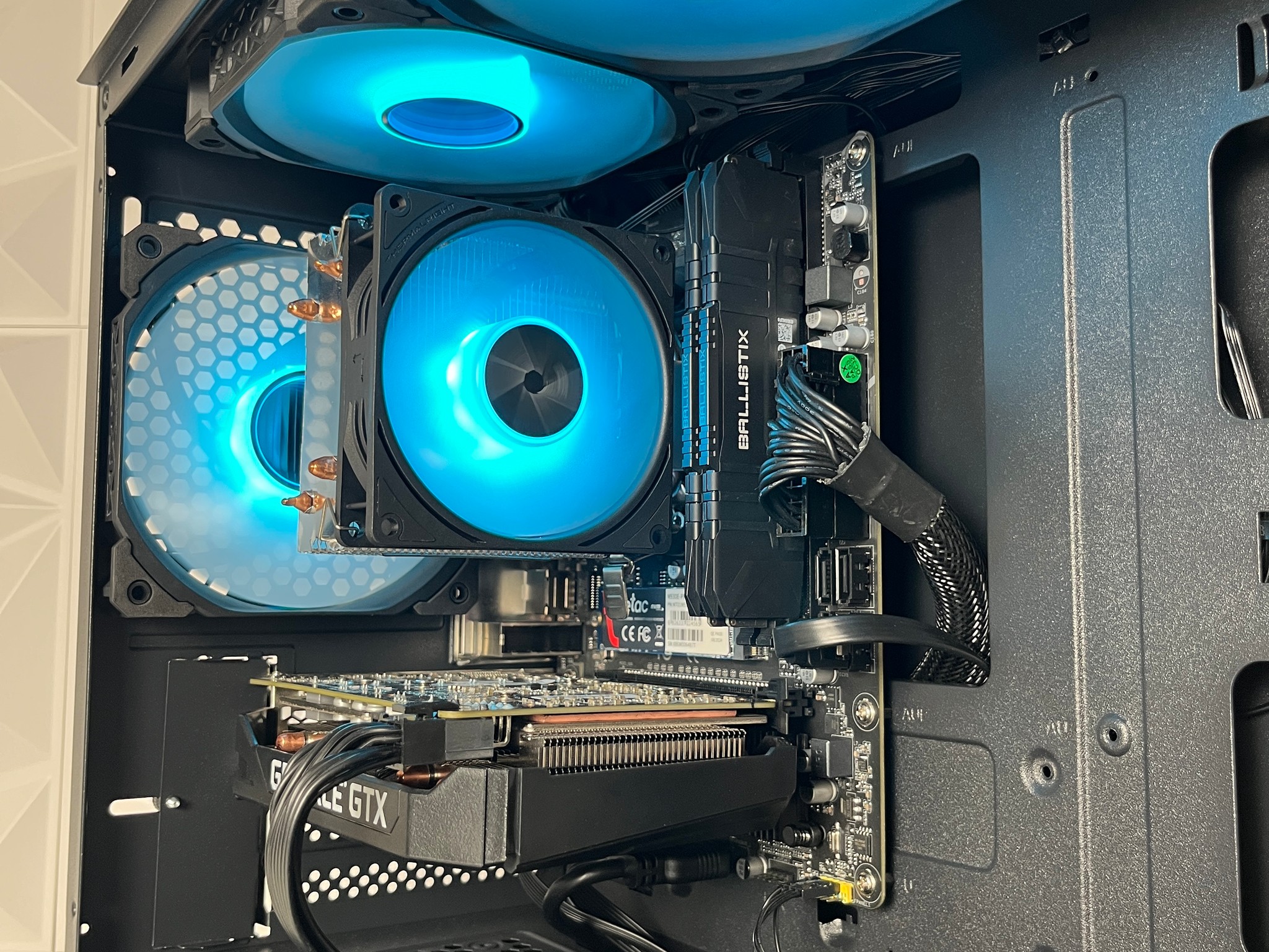 🩵🖤 | Black RGB Gaming PC | i5 10400T + GTX 1660 6GB | 16GB
