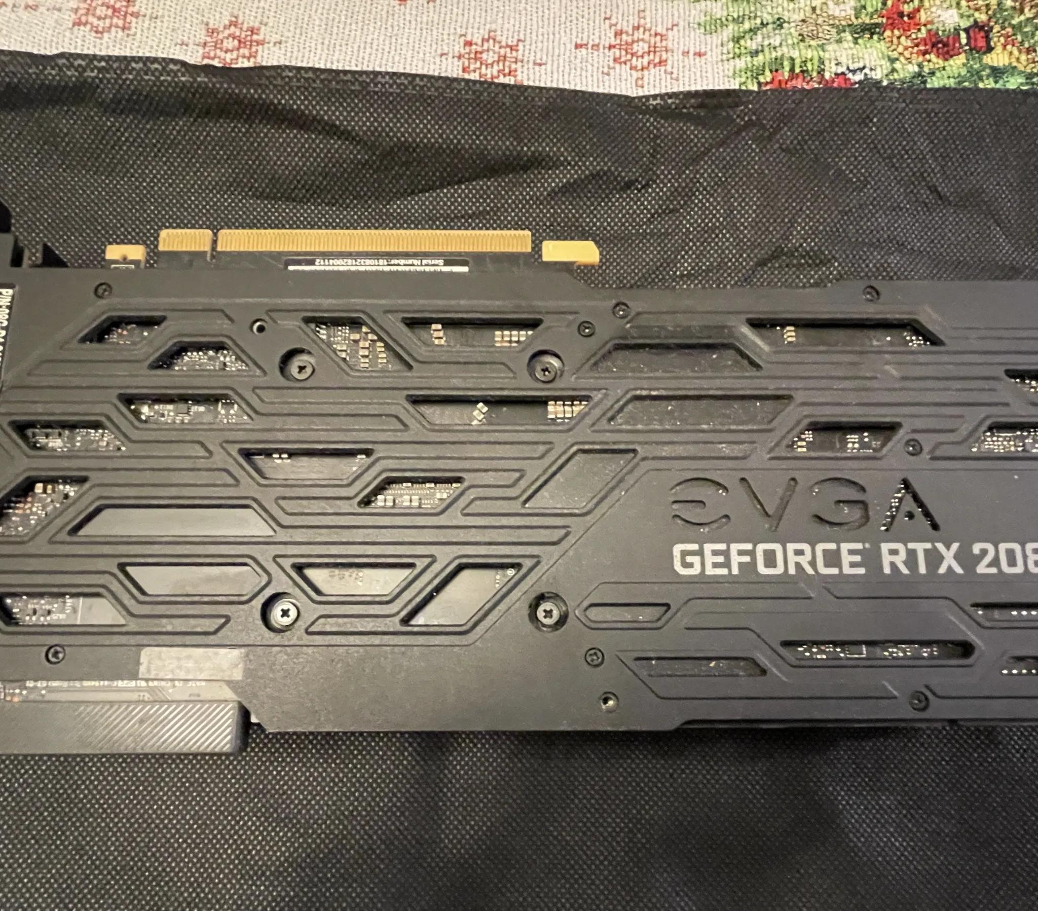 EVGA GeForce RTX 2080 XC GAMING, 08G-P4-2182-KR, 8GB GDDR6, Dual HDB Fans, RGB LED, Metal Backplate