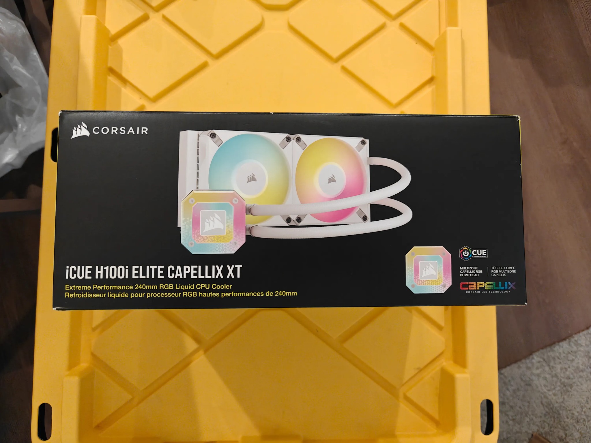 Corsair iCUE H100i ELITE CAPELLIX XT Liquid CPU Cooler White - CW-9060072-WW