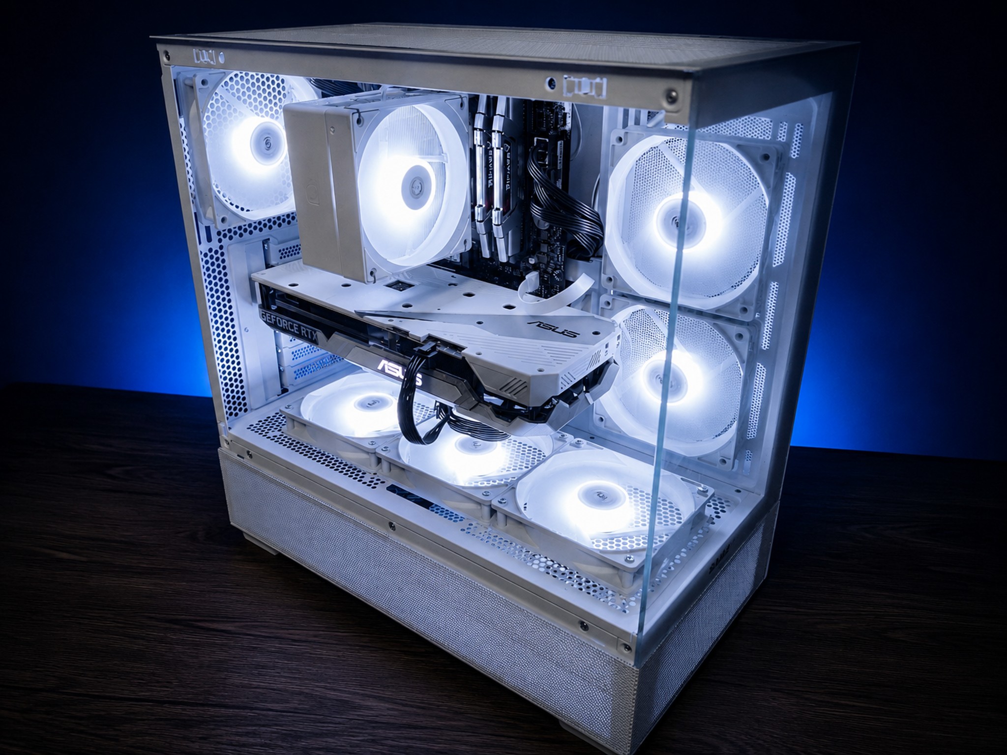 Beautiful RTX 3060ti Ryzen 7 2700x 16gb  DDR4 Ram 512 gb m.2 SSD