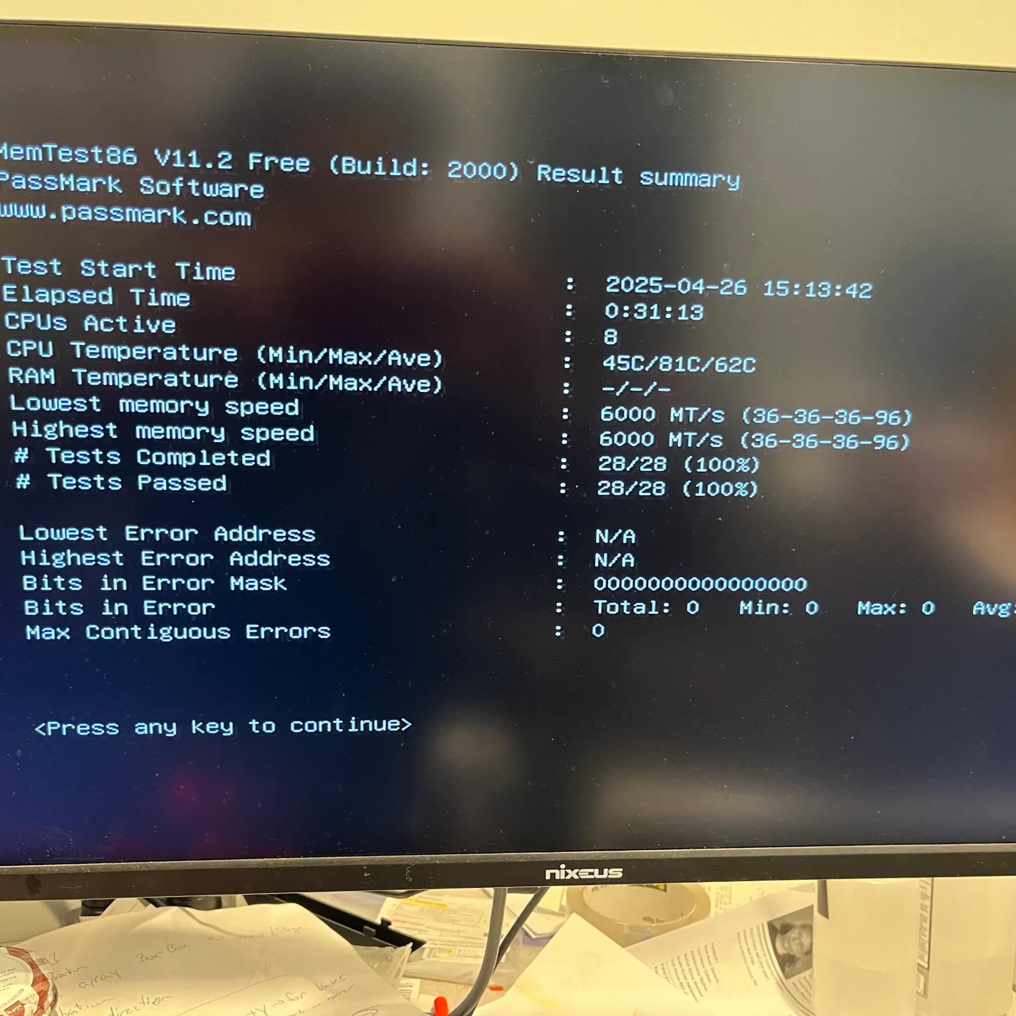 G.Skill DDR5 6000 MT/s 1x16G