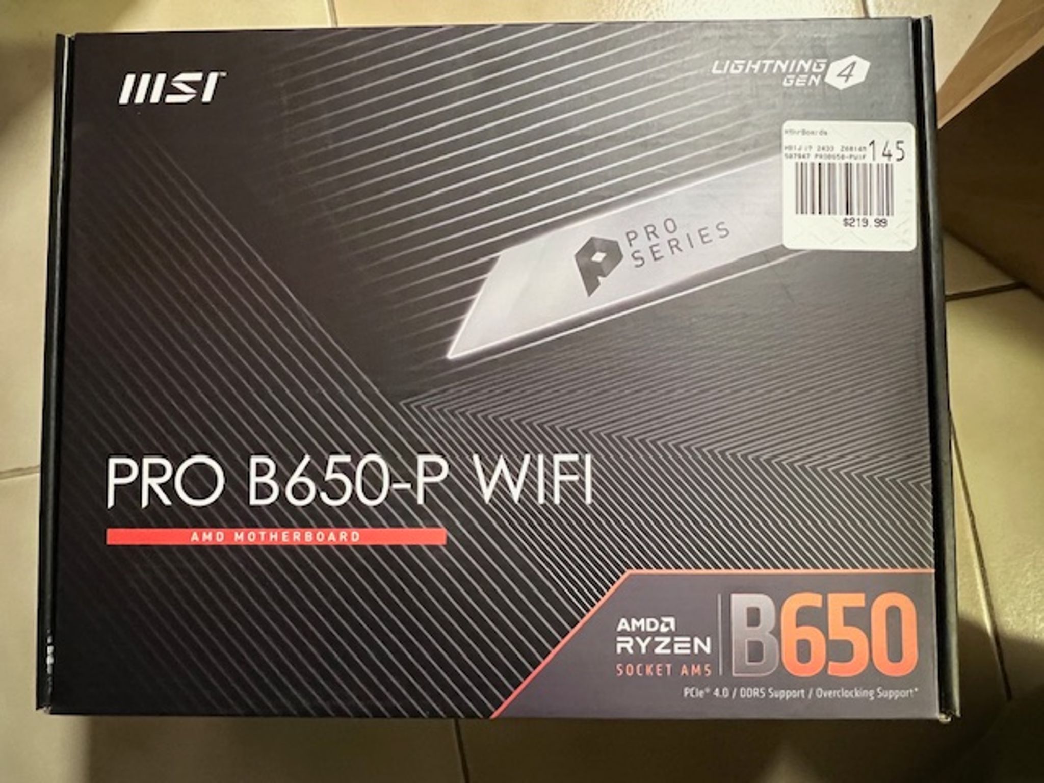 Brand New MSI B650-P PRO WiFi DDR5 AMD AM5 ATX Motherboard