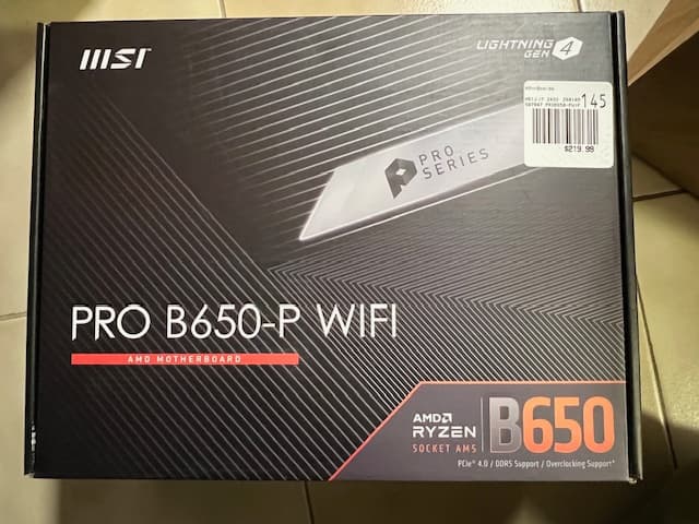 Brand New MSI B650-P PRO WiFi DDR5 AMD AM5 ATX Motherboard
